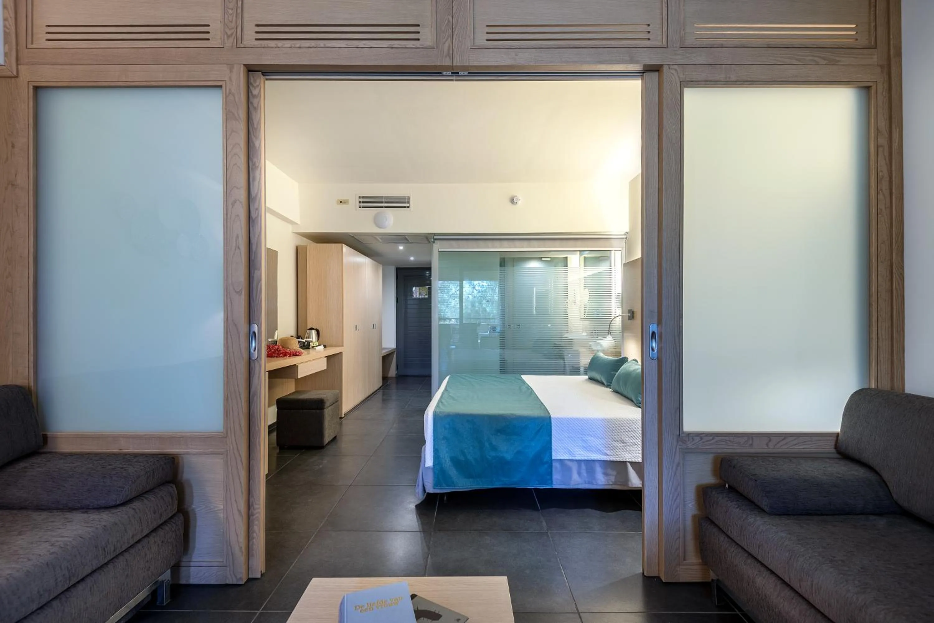 Superior Family Room Sliding Door Side Sea View in Atlantica Mikri Poli Kos