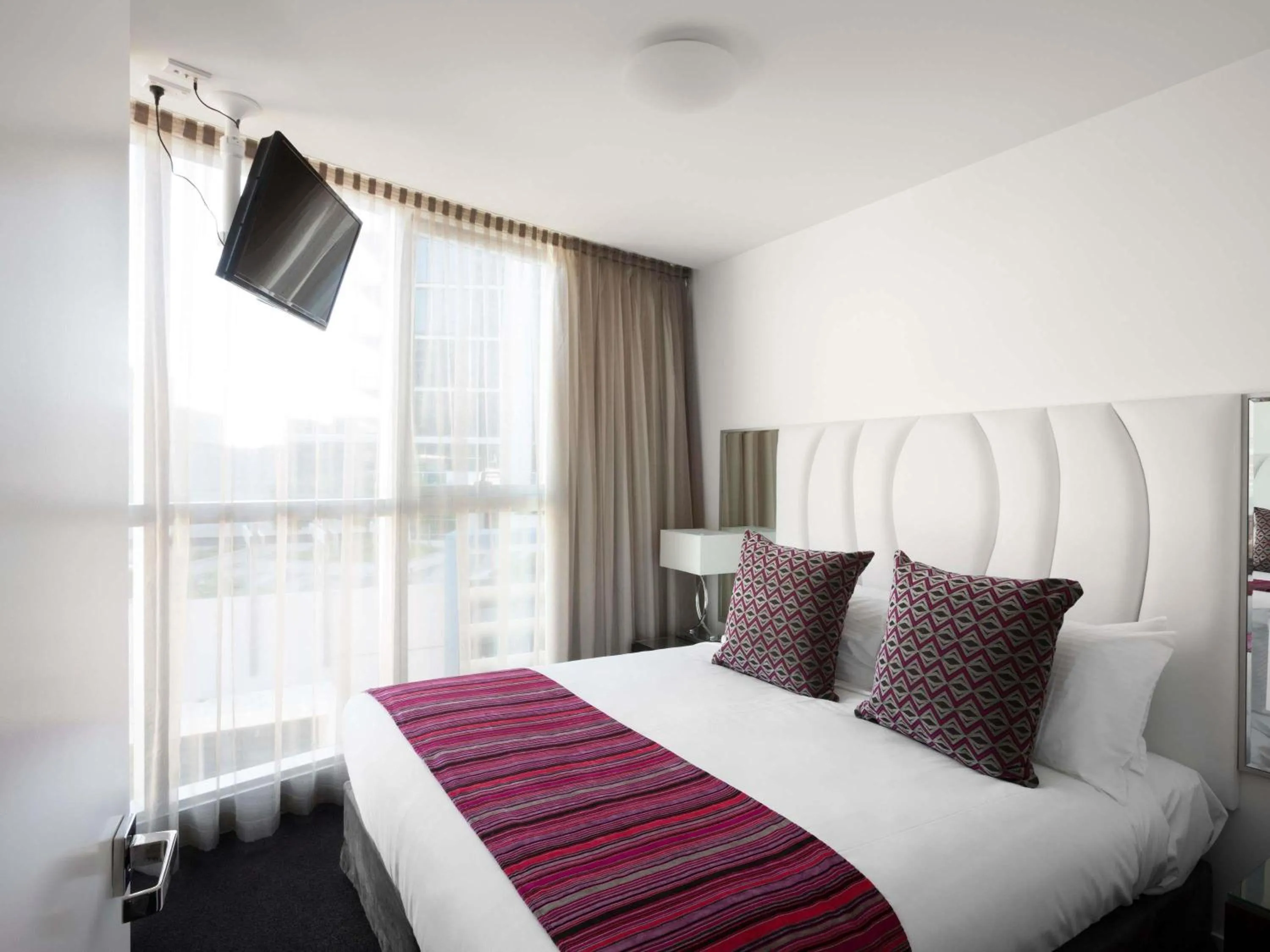 Two-Bedroom Apartment with Balcony and Water View in The Sebel Melbourne Docklands Hotel