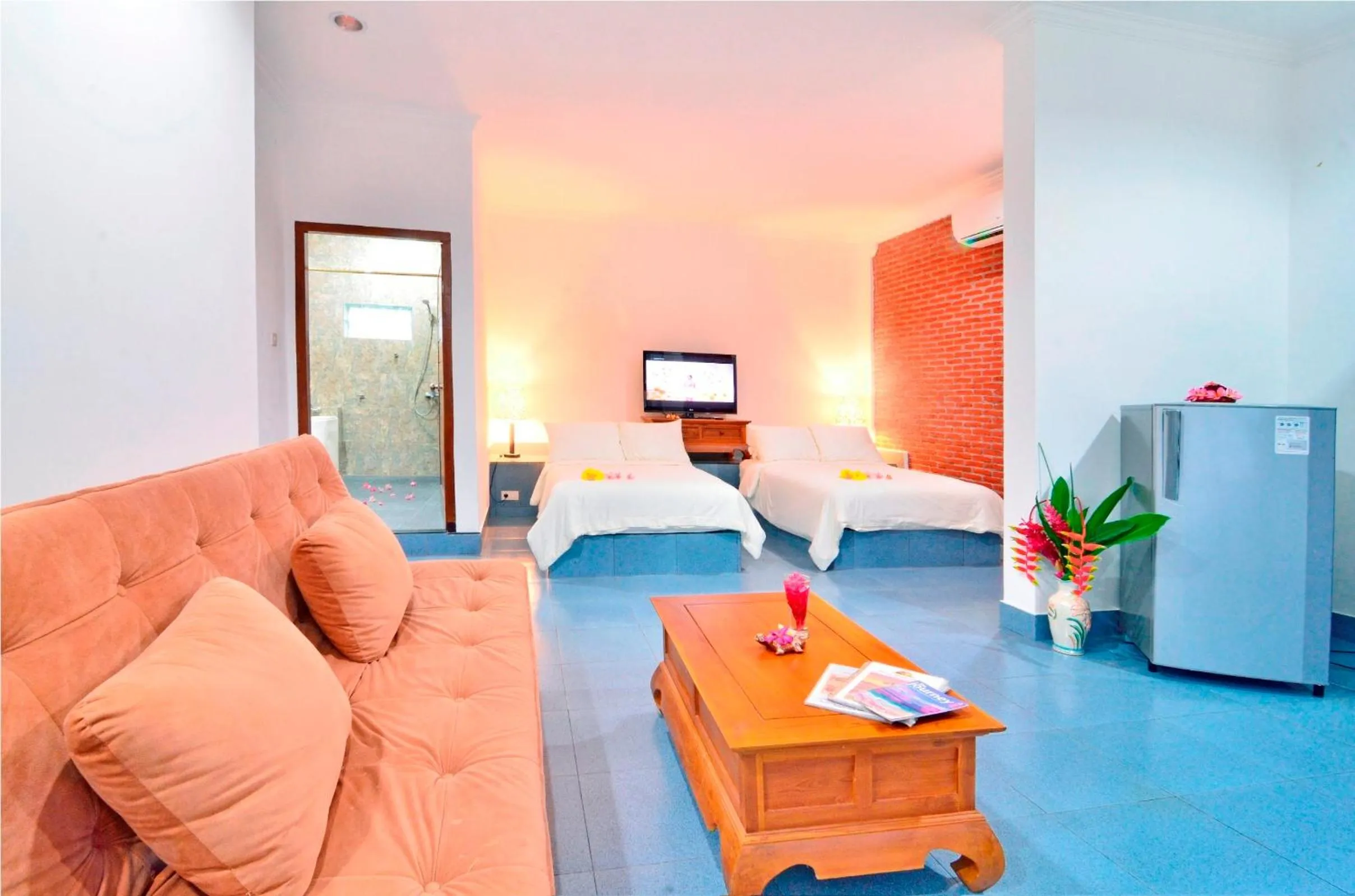 Executive Double or Twin Room with Sea View in Pasific Beach Cottages
