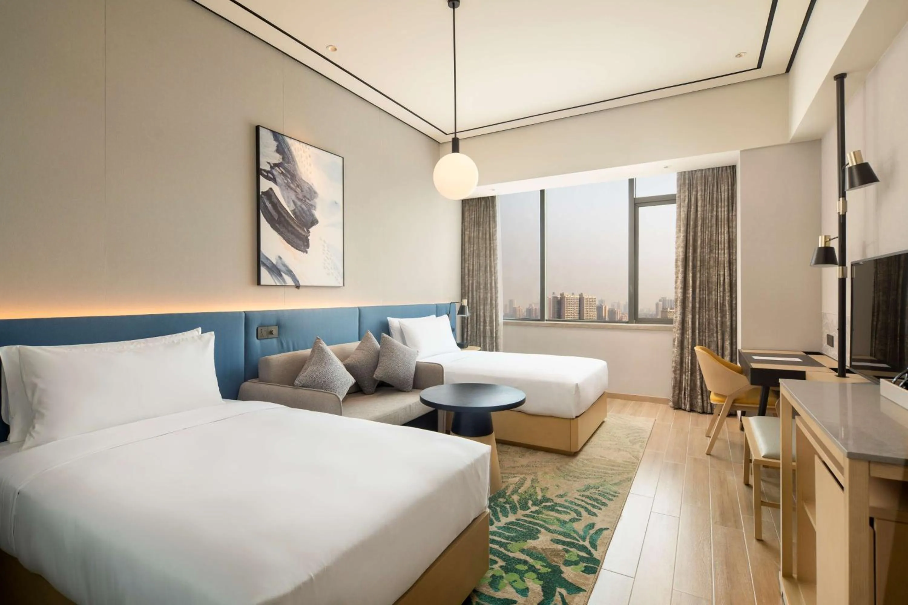 Twin Guest Room in Hilton Garden Inn Changde Dingcheng