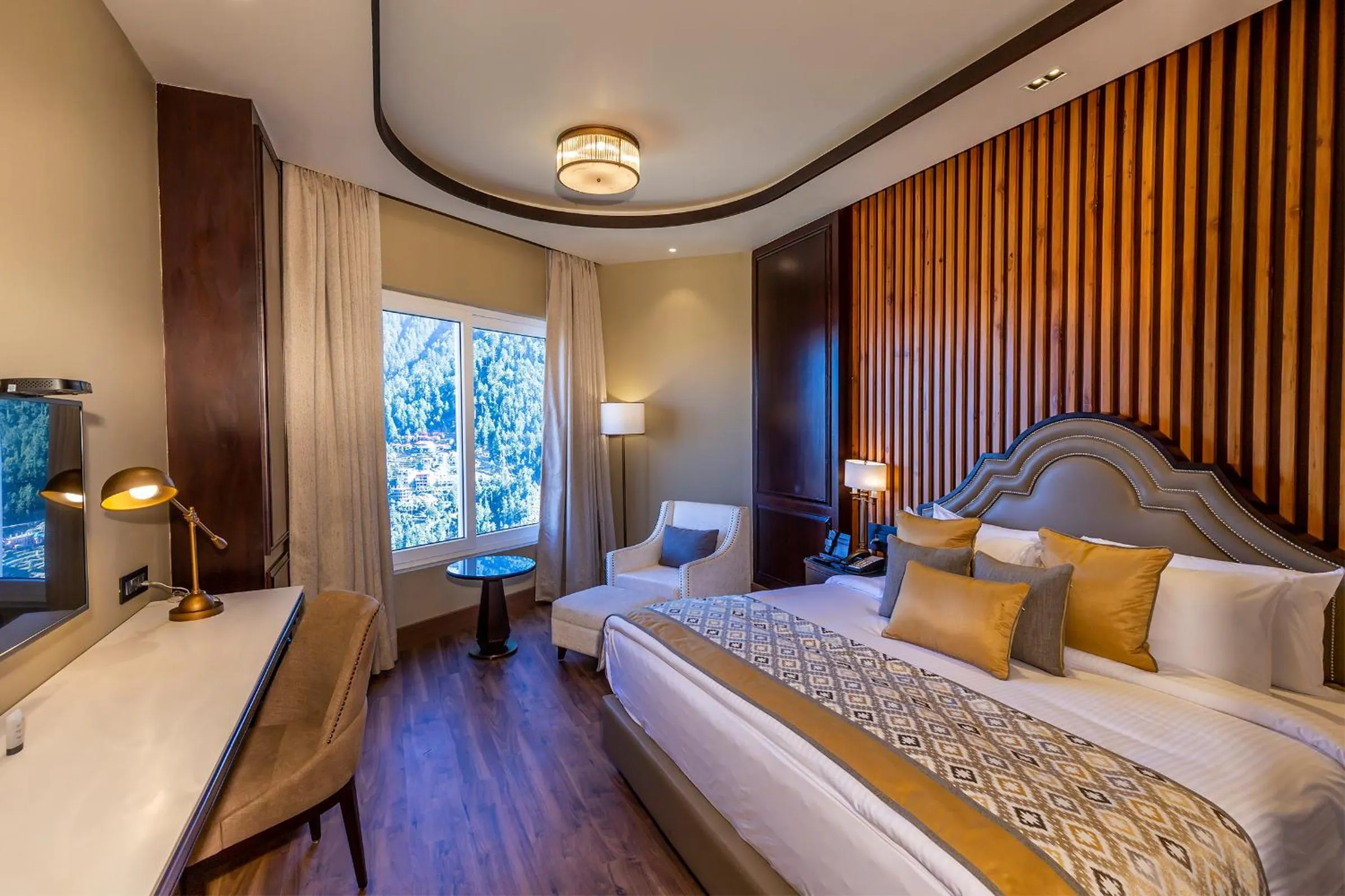 Junior Suite with Mountain View with Complimentary Hi-Tea( 1700hrs- 1800hrs), 20% off on F&B service and 20% on Spa services ,One - way local transfer to Gandhi Chowk ( 9:00-1730) in Fortune Park Dalhousie - Member ITC Hotels' Group