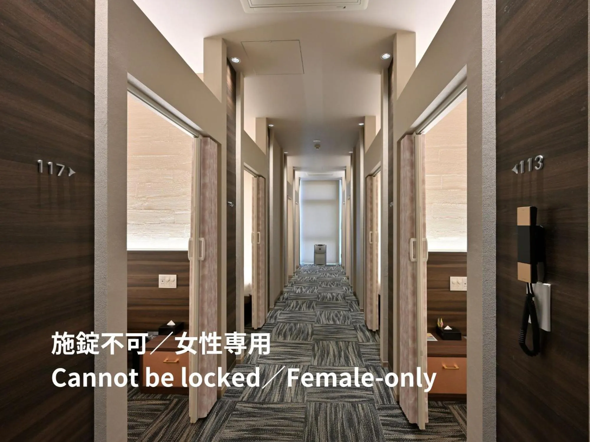 Single Bed in Female Dormitory Room in UNO HOTEL