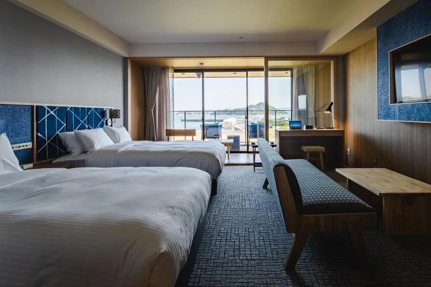 Deluxe Twin Room with Sea View - single occupancy in UNO HOTEL