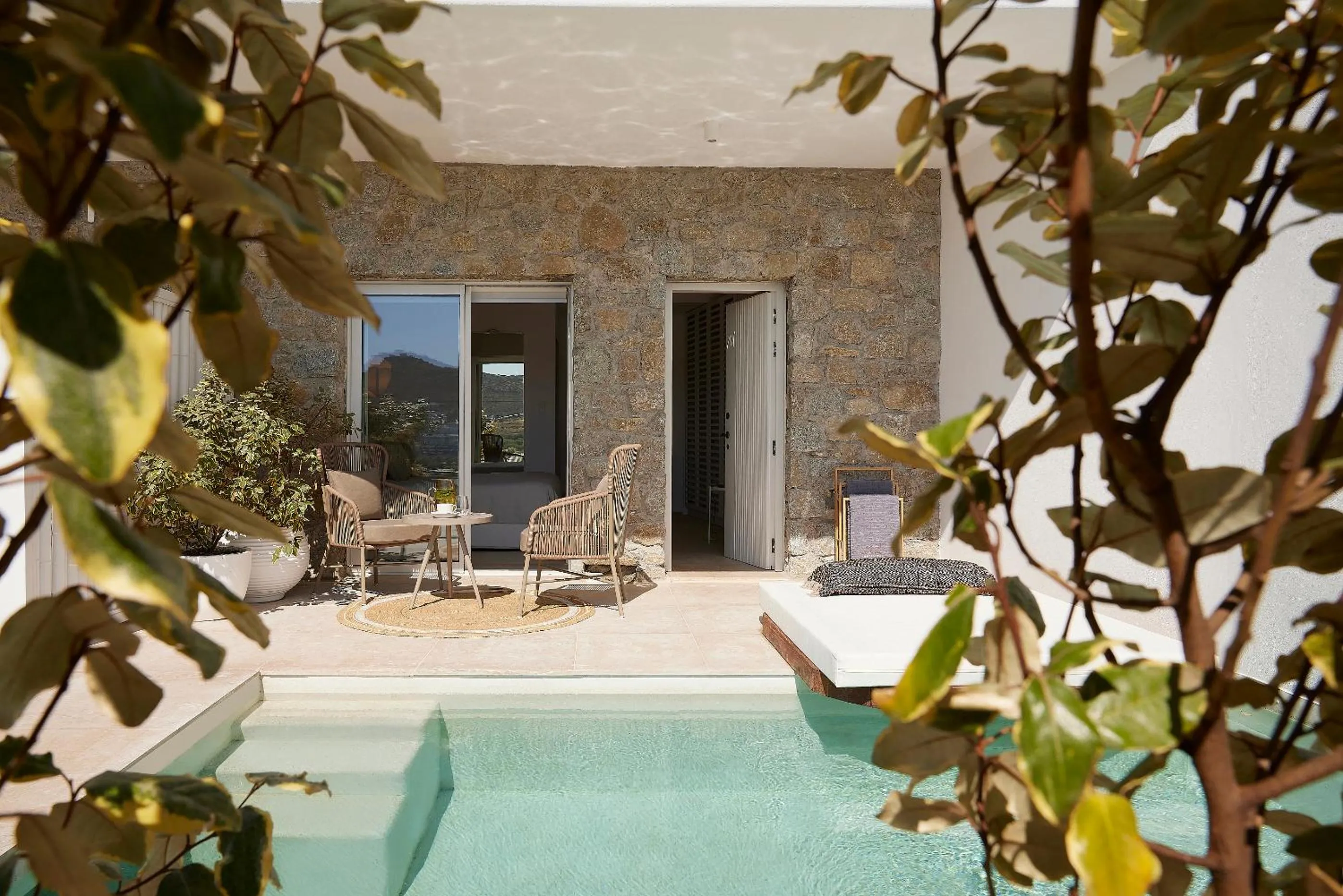 Premium Suite Sea View with Chill Out Pool in Once in Mykonos - Designed for Adults