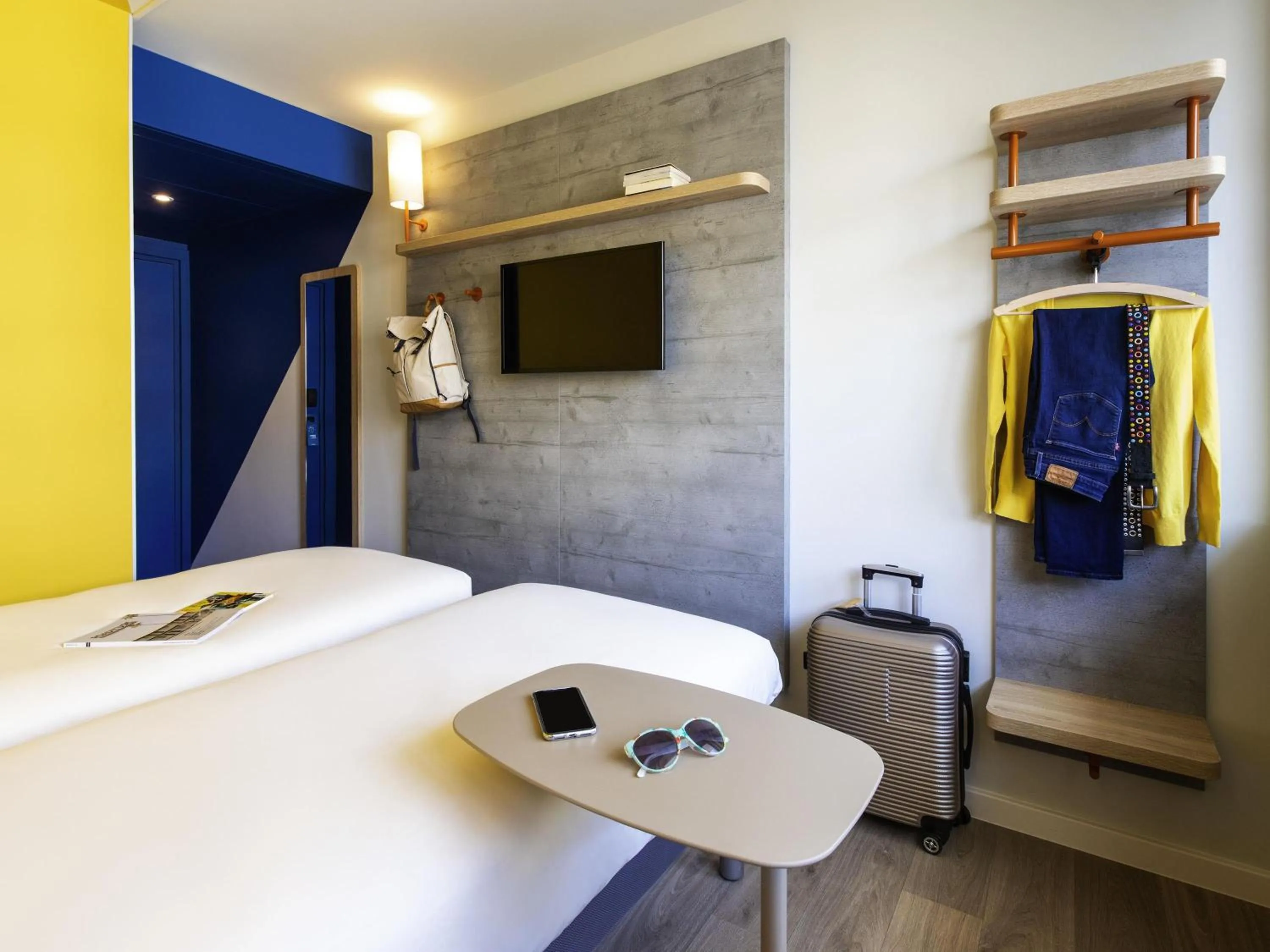 Twin Room in Ibis Budget Strasbourg Centre Republique