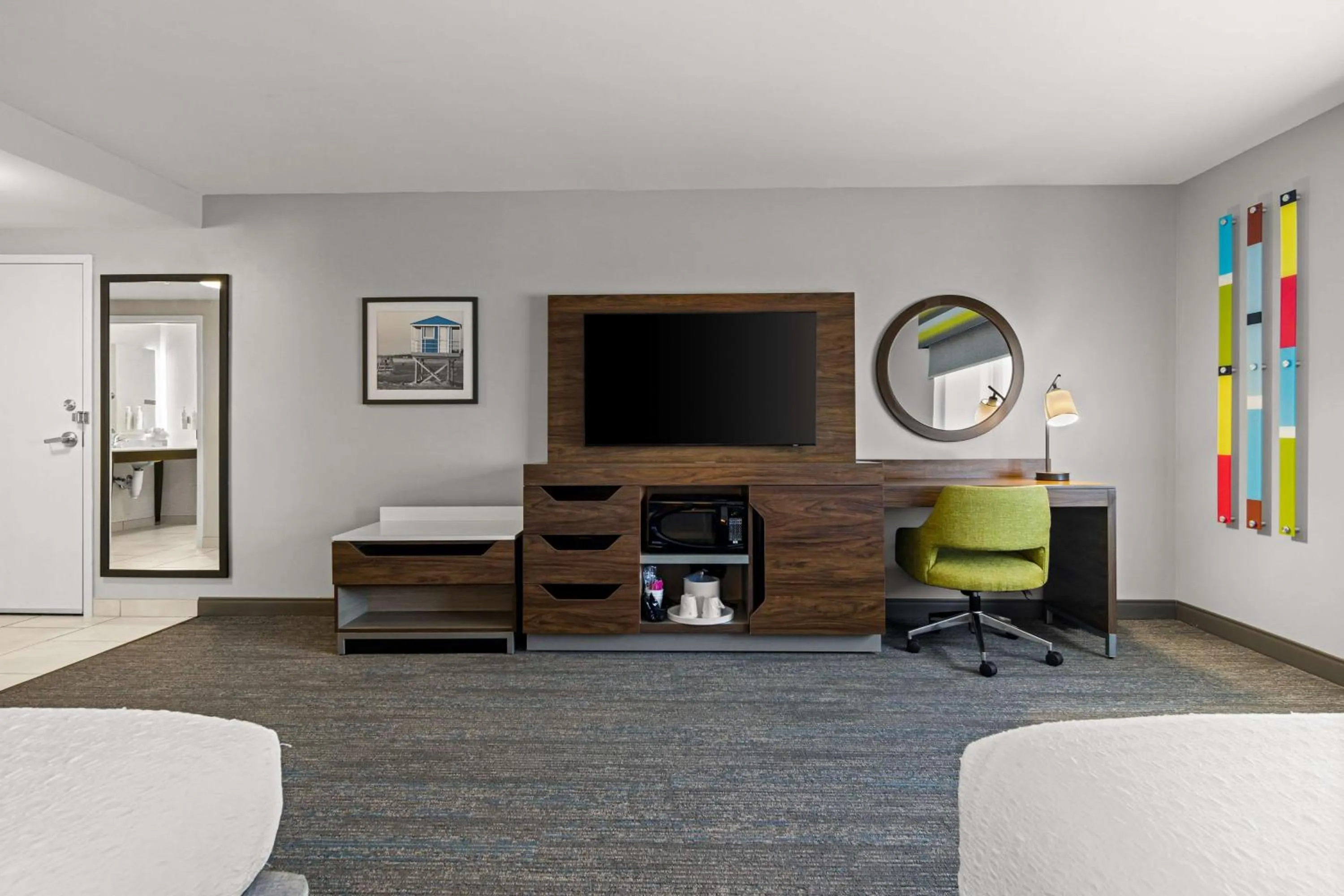 Queen Room with Two Queen Beds - Mobility Access/Non-Smoking in Hampton Inn & Suites Schererville