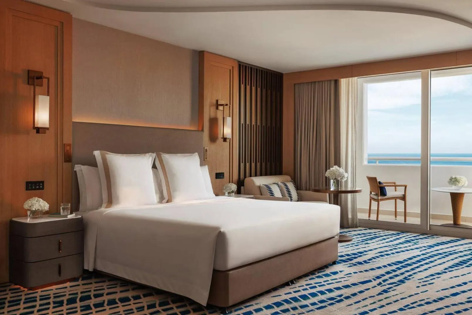 Ocean View Deluxe Room with Private Balcony - includes Wild Wadi Waterpark™ and KiDS Club access in Jumeirah Beach Hotel Dubai