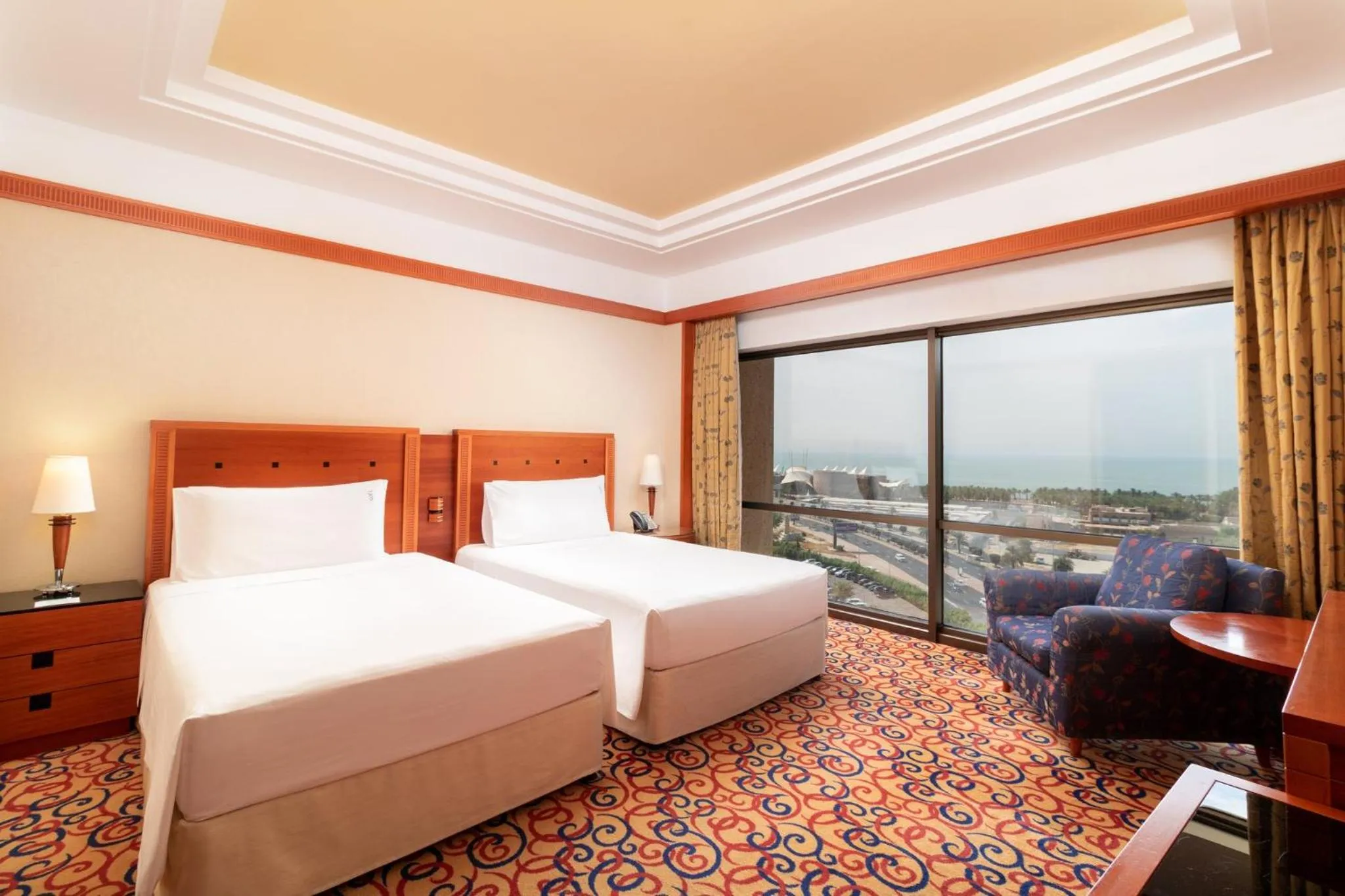 Premium Twin Room with Sea view - Lounge Access in Holiday Inn Kuwait by IHG