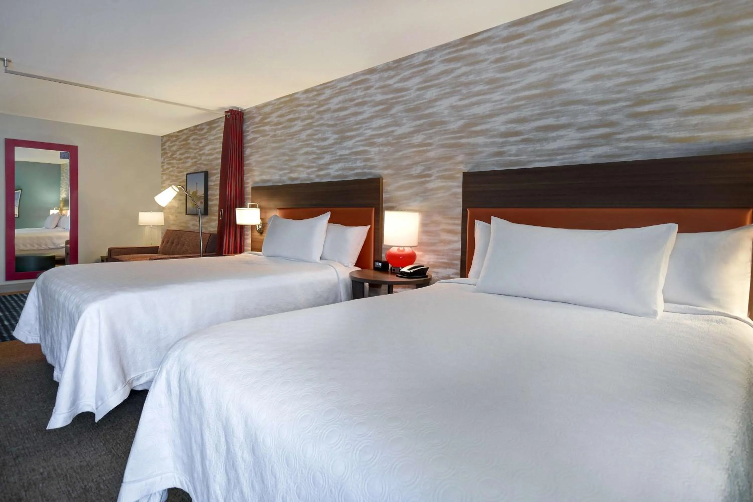 Queen Studio with Two Queen Beds - Mobility and Hearing Access/Non-Smoking in Home2 Suites Wichita Downtown Delano, Ks