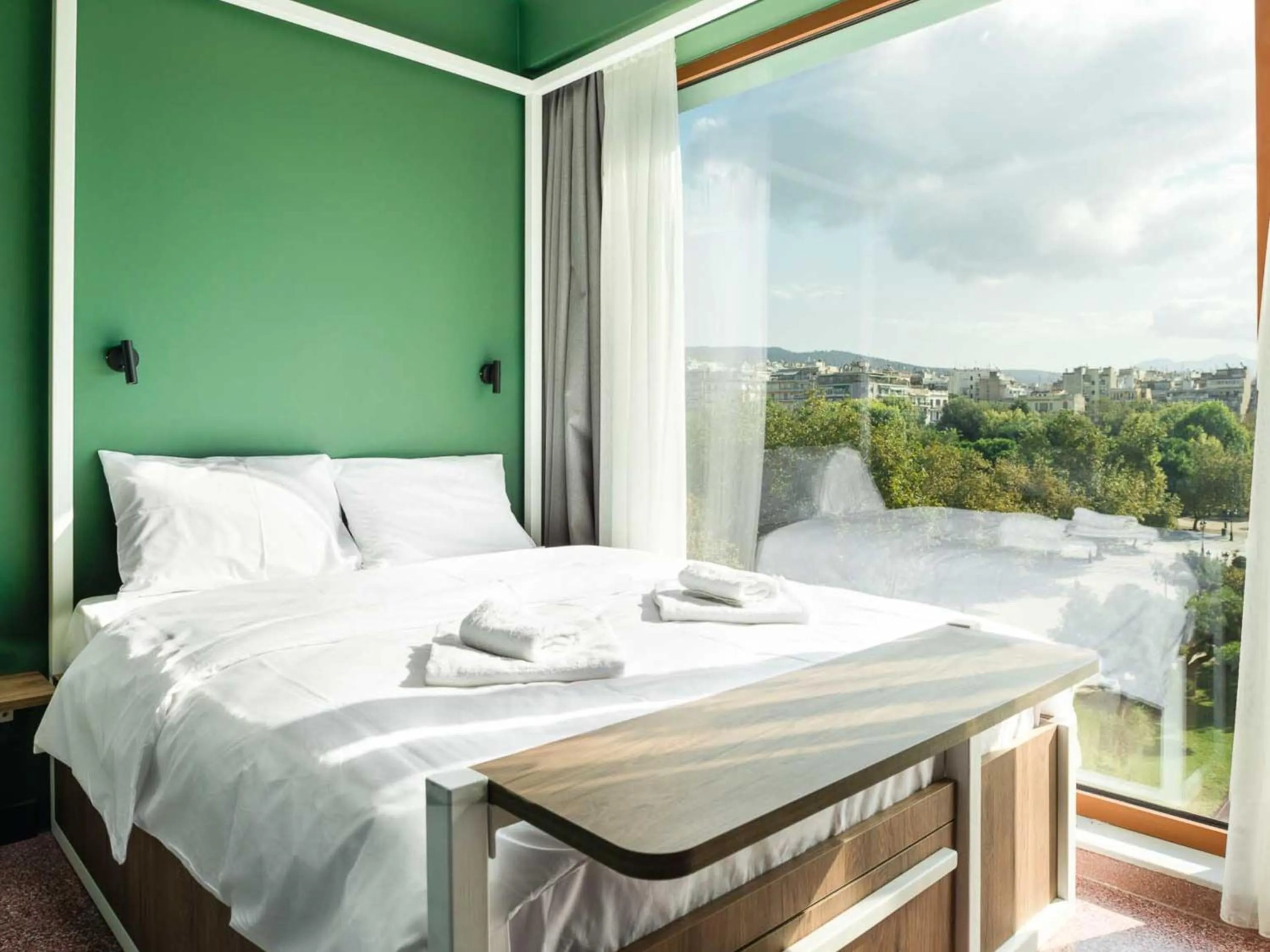 Double Room with City View in Zeus is Loose Hostel