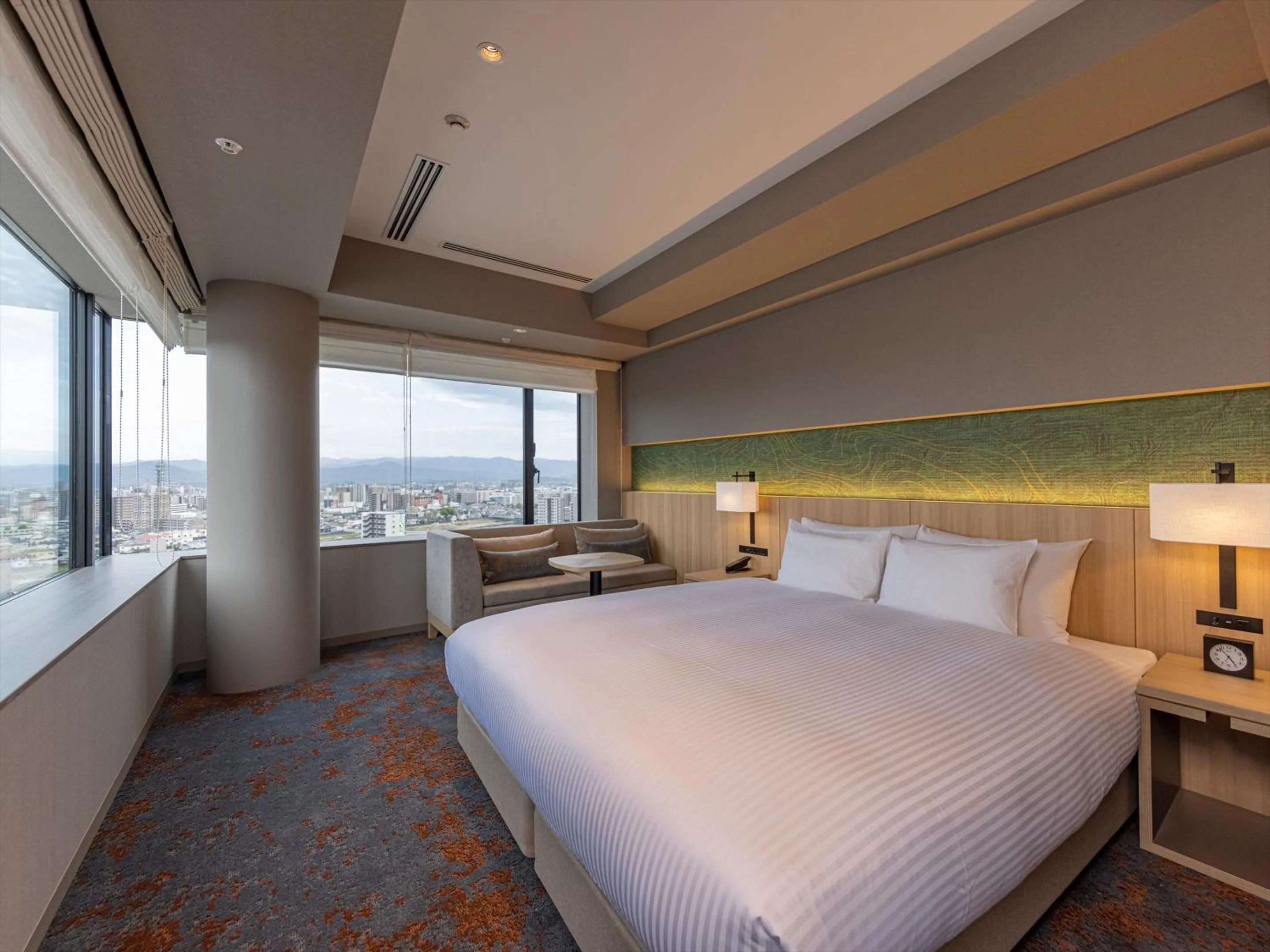 Deluxe Corner King Room (1 Adult) - Non-Smoking in THE BLOSSOM KUMAMOTO