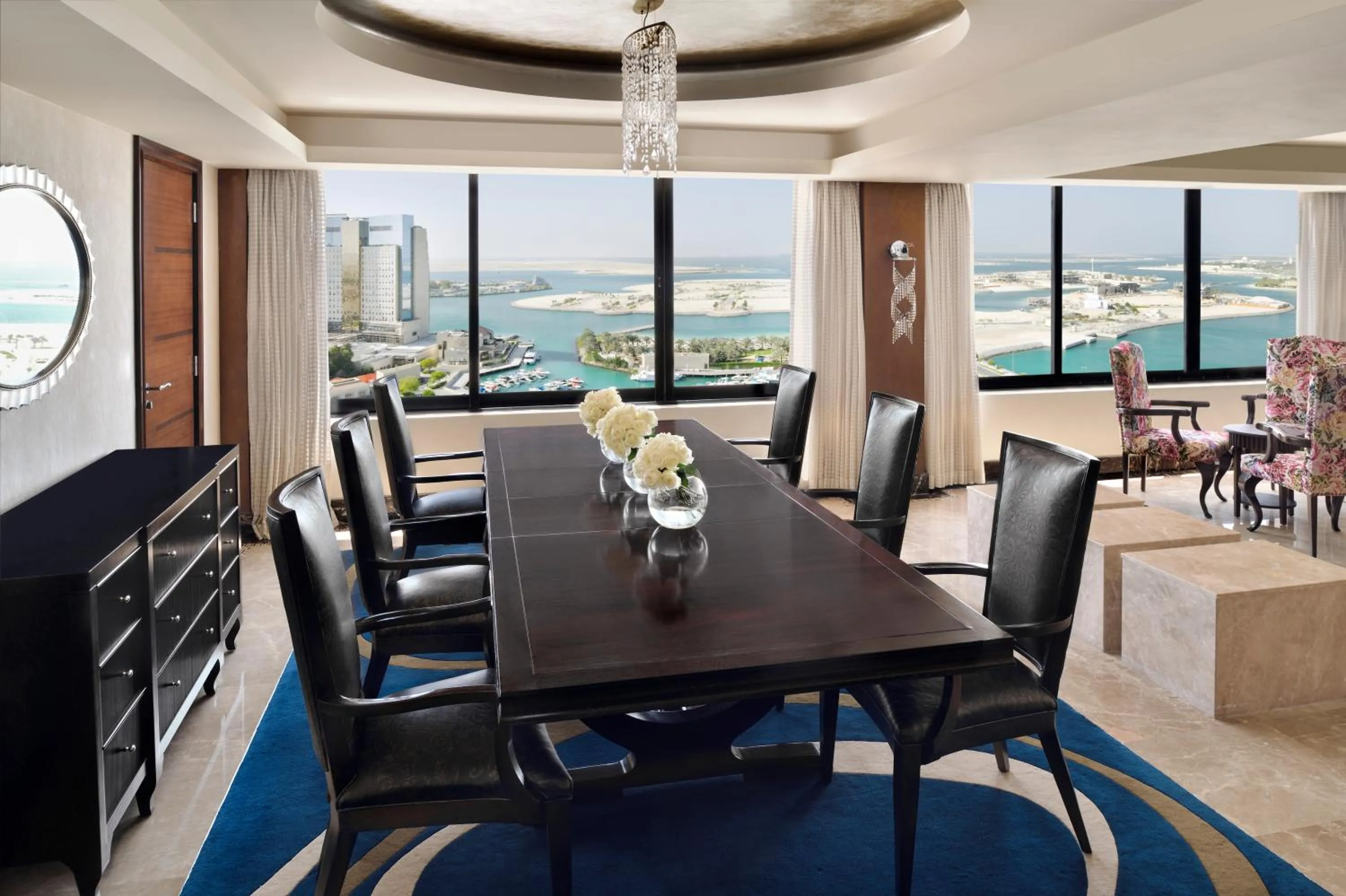 Presidential King Suite with Sea View and Lounge Access, Complimentary Breakfast, Afternoon Tea, Cocktail Hour, All-day Refreshments and Light Bites - single occupancy in InterContinental Abu Dhabi by IHG