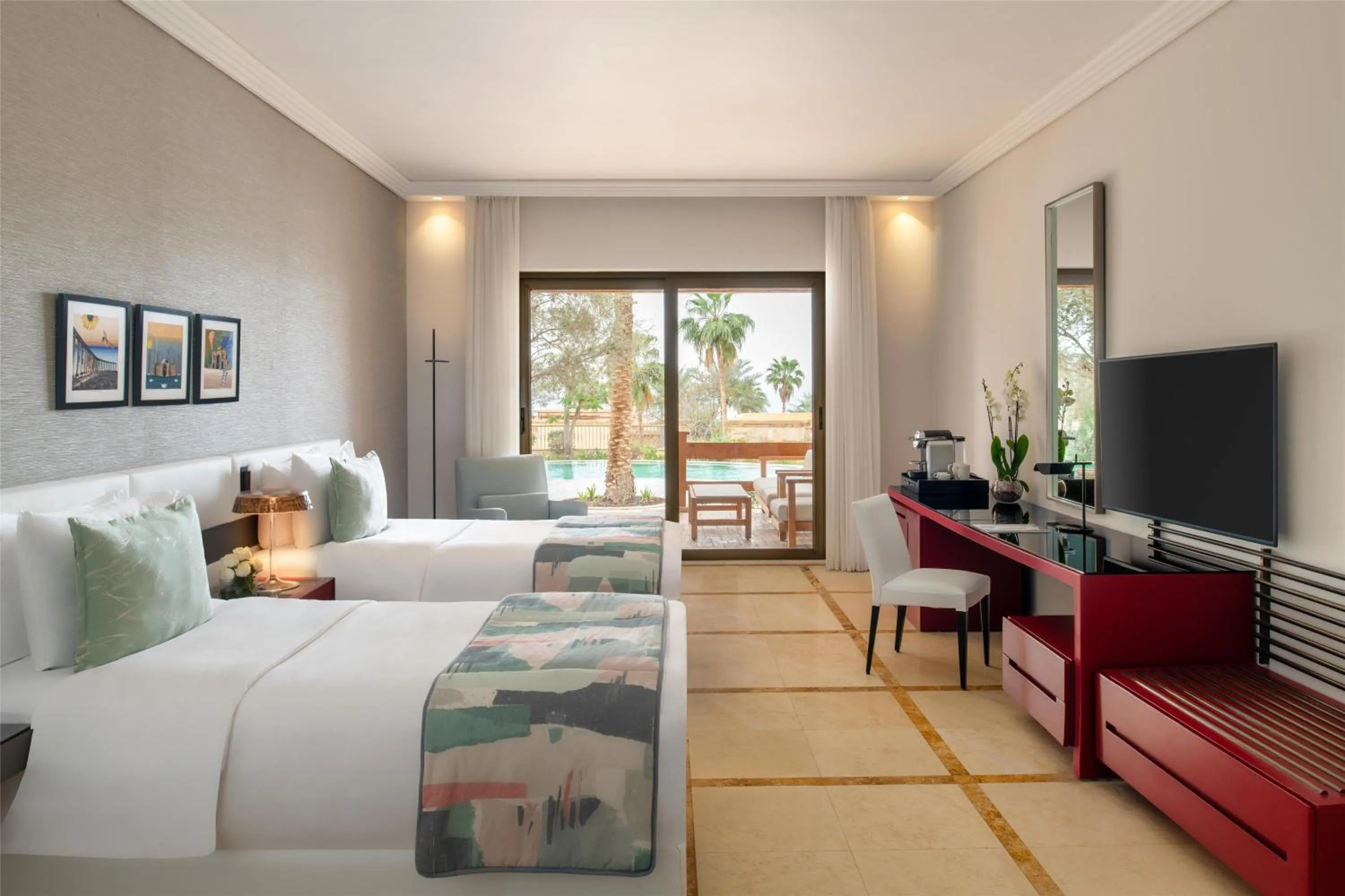 Ishtar Deluxe Twin Room - single occupancy in Kempinski Hotel Ishtar Dead Sea