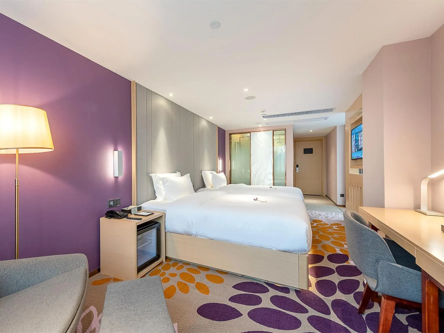 Business Twin Room in Lavande Hotel Guangzhou east railway station Tianpingjia Subway Station Branch