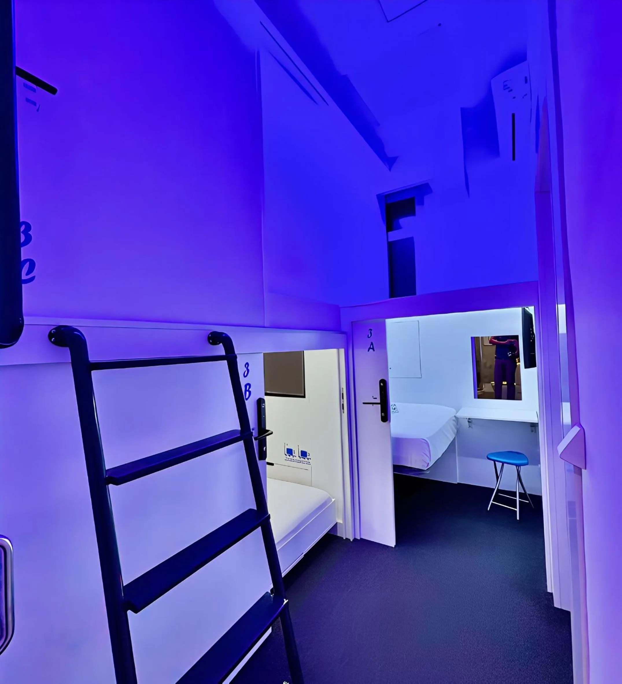 Modulo Deluxe XL en habitación mixta compartida de 3 módulos in Modular Rooms