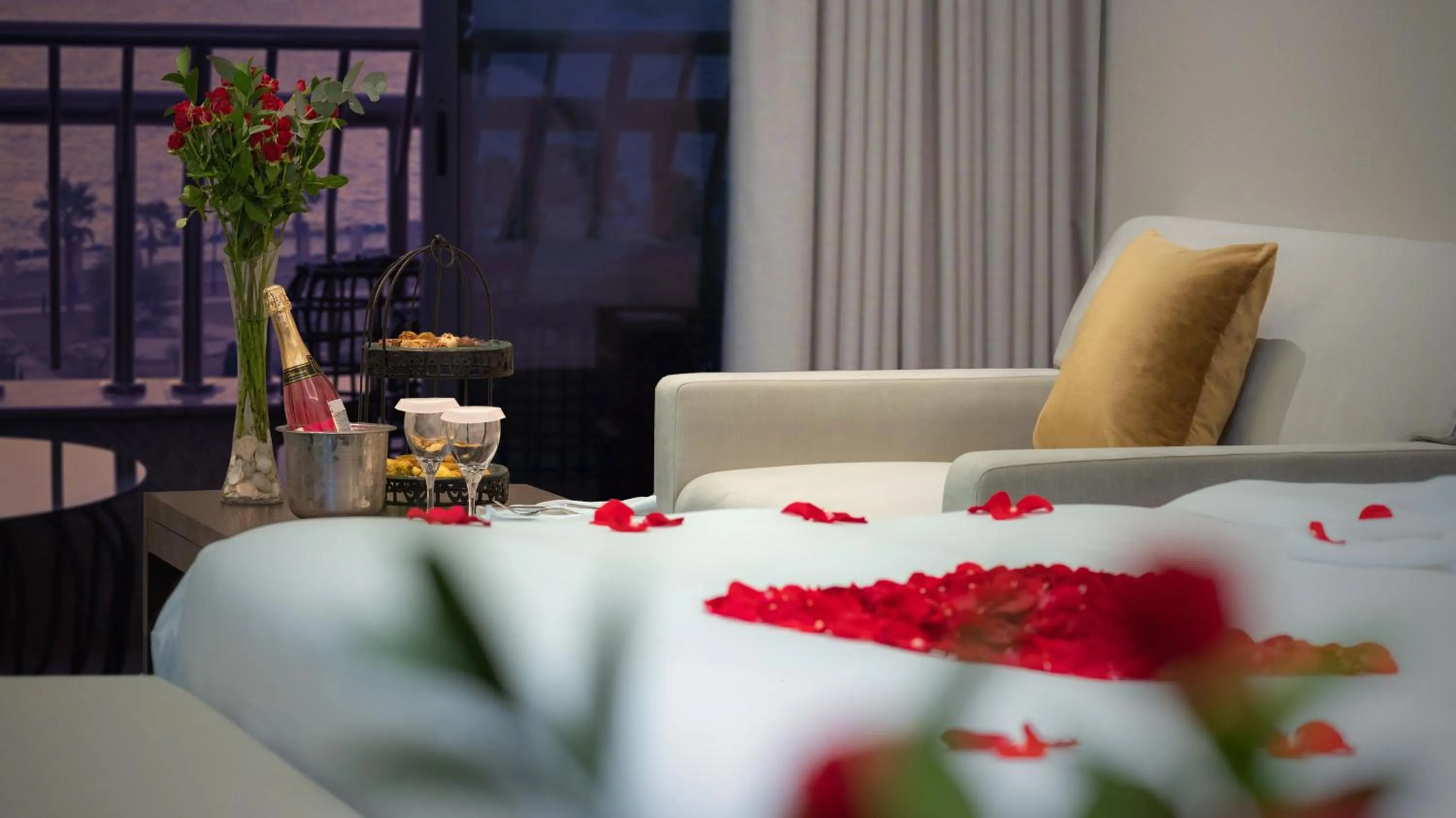 Bridal Suite with One King Bed - single occupancy in Grand Millennium Gizan