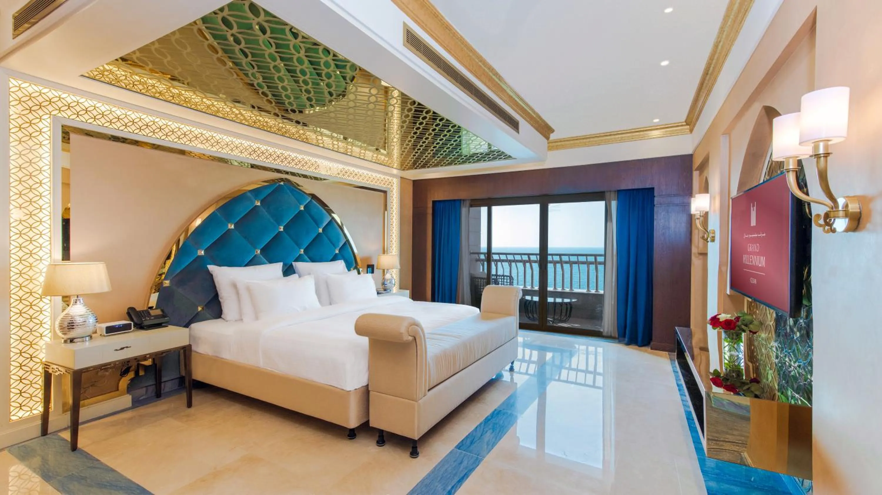 Royal Suite with 2 King Bed & 1 Twin Beds Rooms - single occupancy in Grand Millennium Gizan