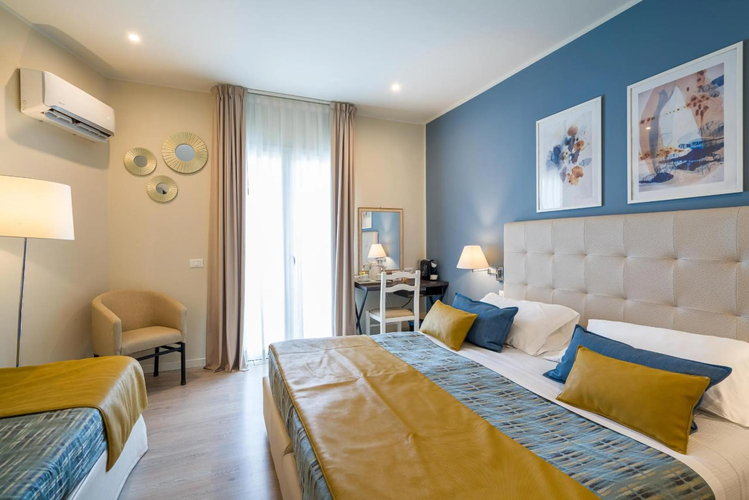 Superior Triple Room with Sea View - single occupancy in Hotel Rivage Taormina