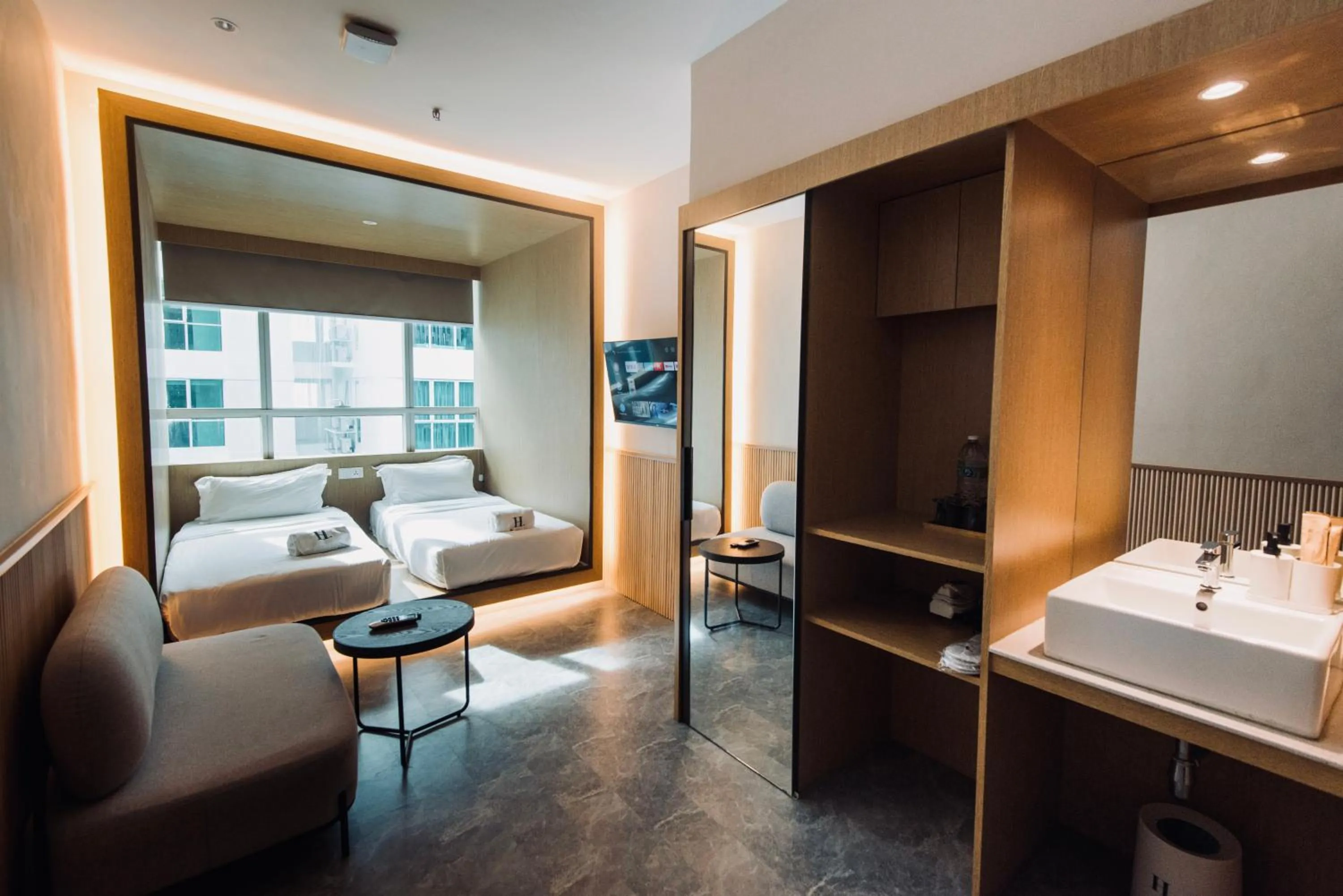 Superior Twin Courtyard View  in Harper Boutique Hotel at Sutera Avenue