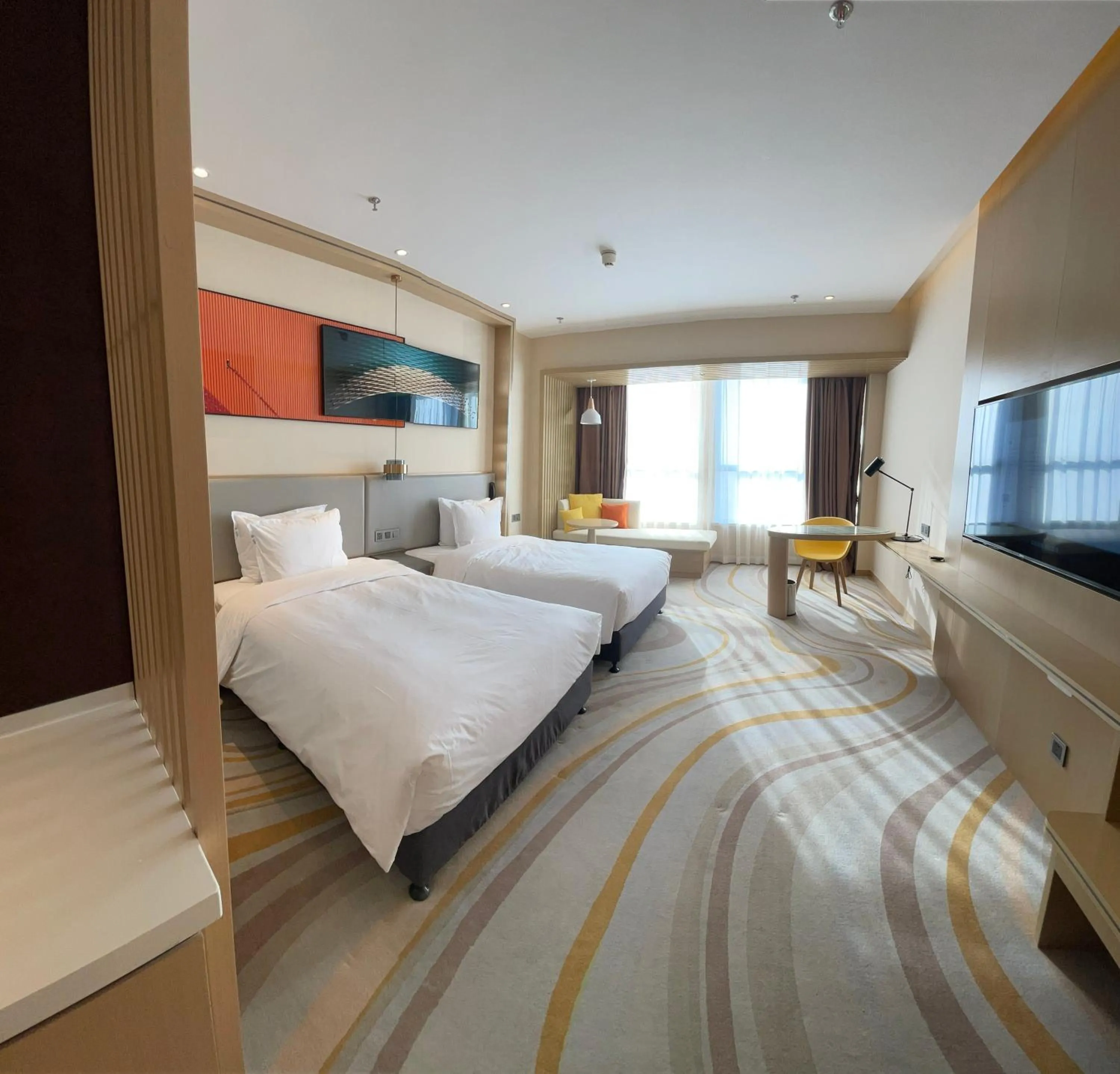 Standard Twin Room - High Floor/Smoking in Holiday Inn Express Ulanqab Jining by IHG