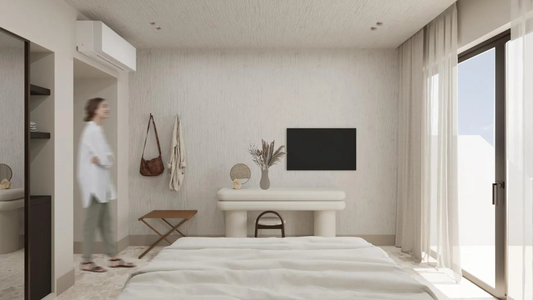 Twin Room Inland View in Atlantica Thalassa Hotel