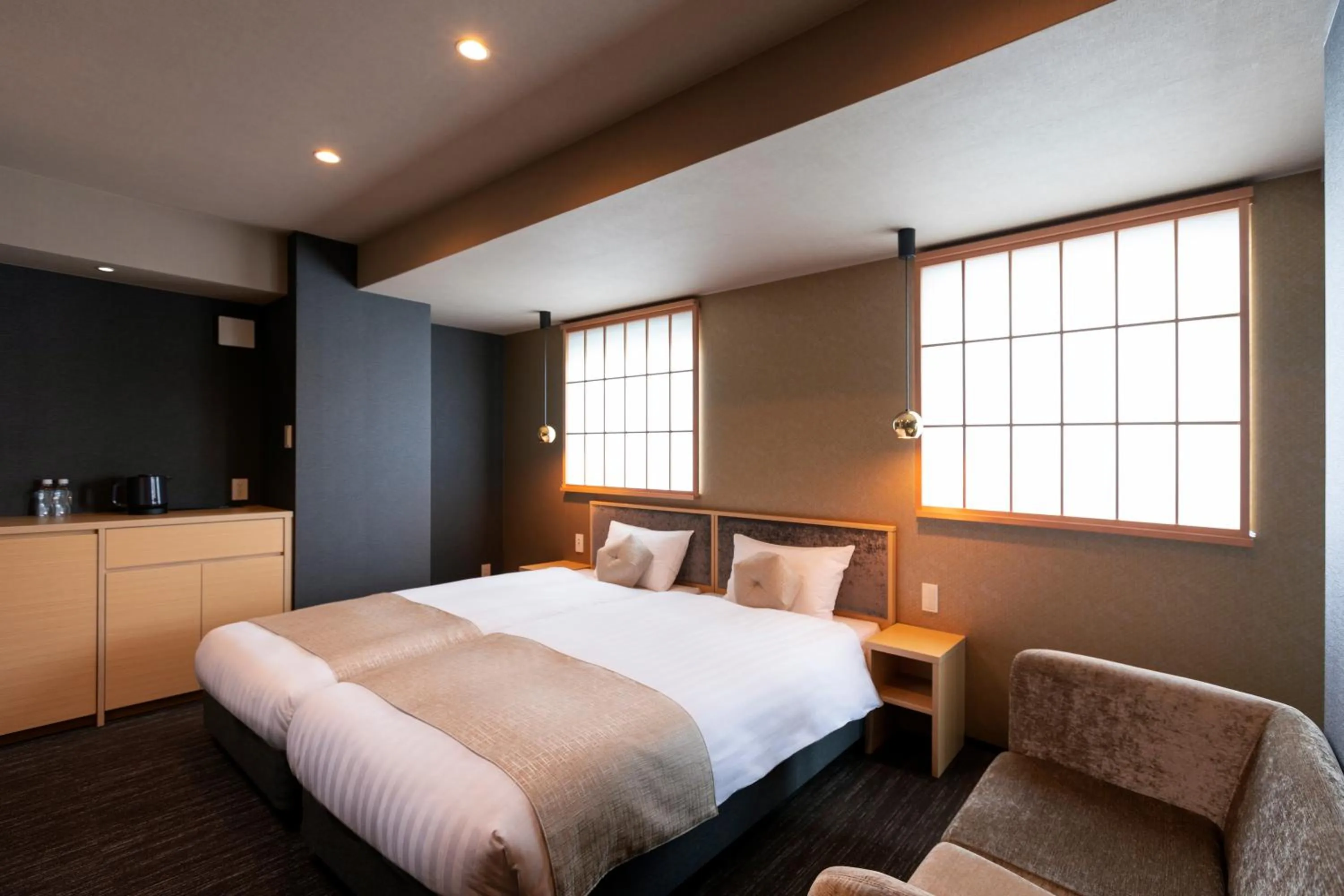 Standard Twin Room in Rinn Horikawa Gojo