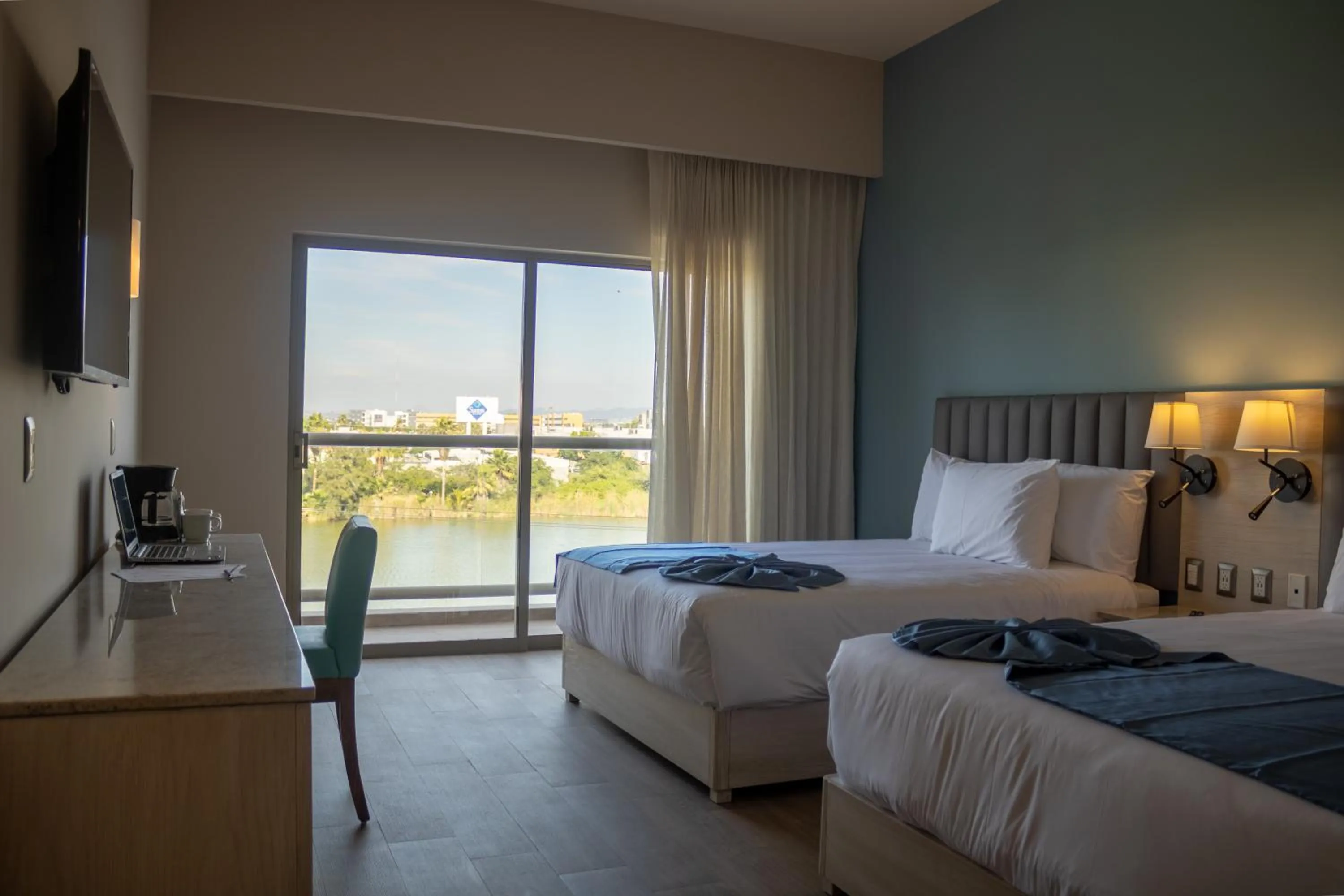 Double Room with Lake View in Varali Grand Hotel