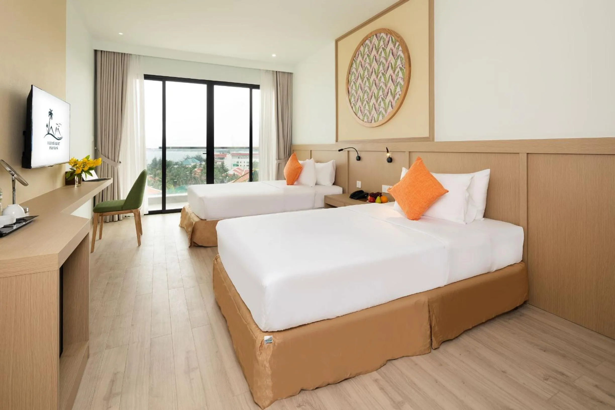 Superior Twin Room with Sea View in Hoan My Resort - Ninh Chu