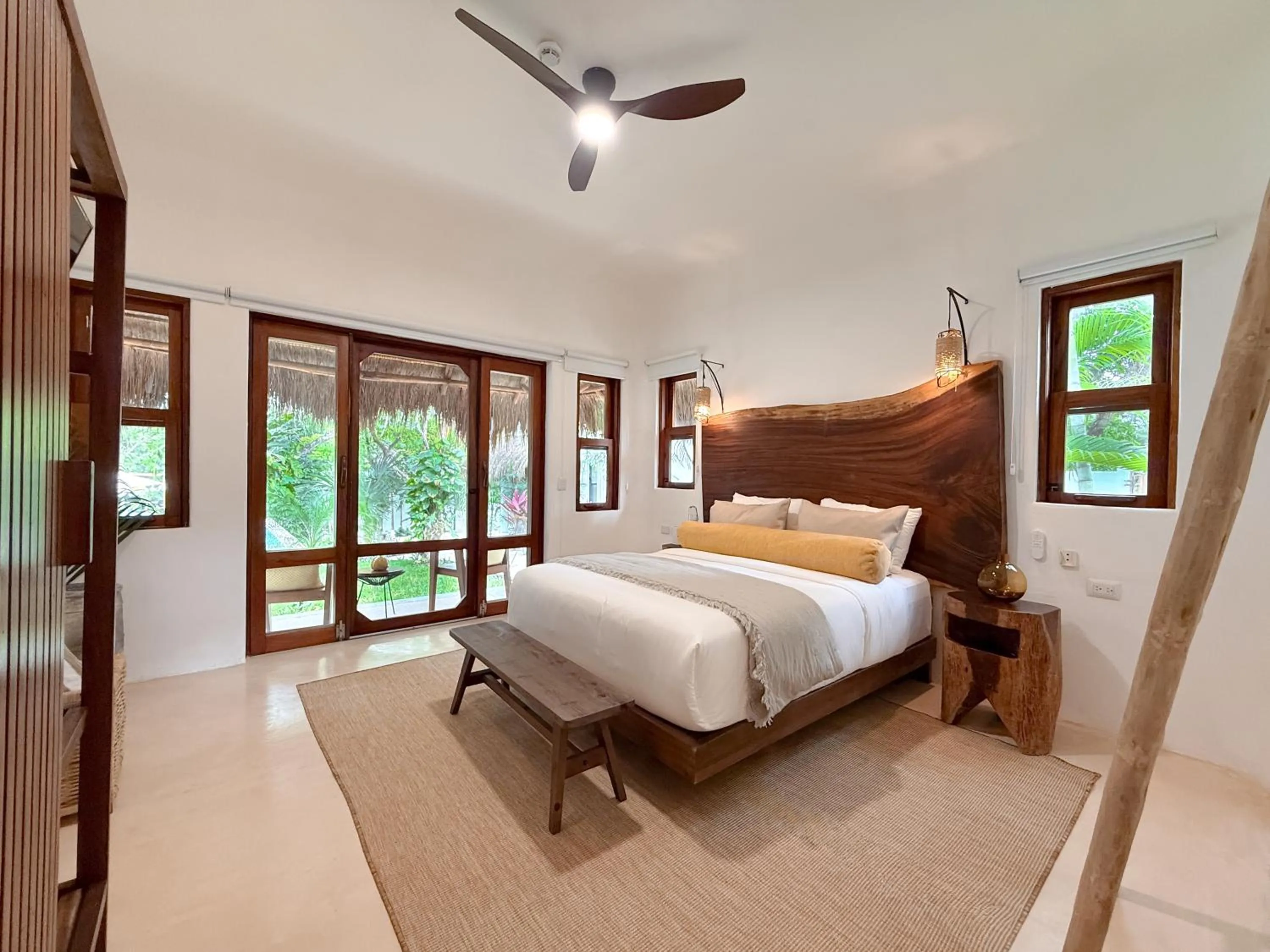 Queen Room with Garden View in Mikasa Bacalar Hotel Boutique, Lagoon Front