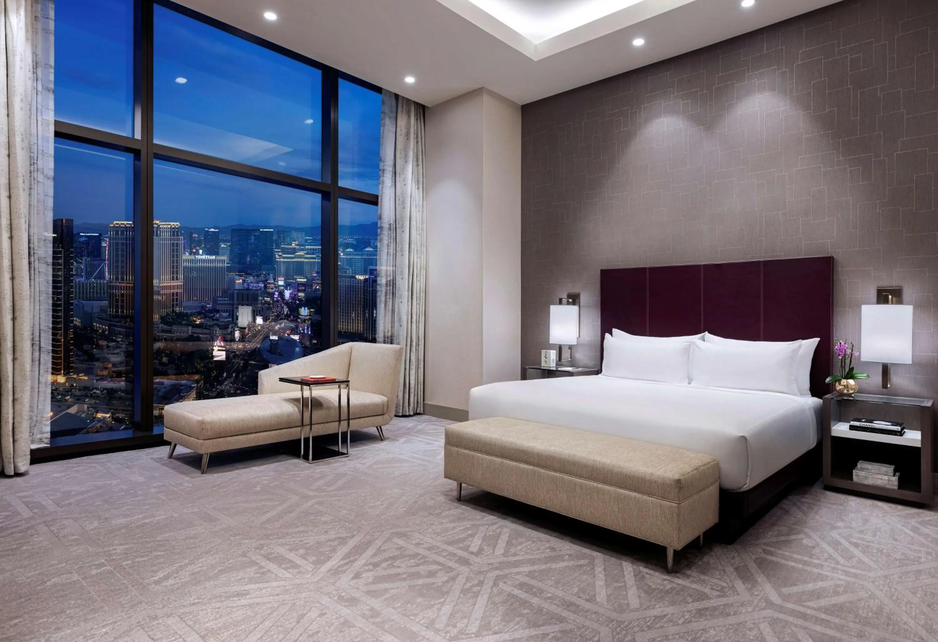 Two-Bedroom King Suite with Strip View in Crockfords Las Vegas, LXR Hotels & Resorts at Resorts World