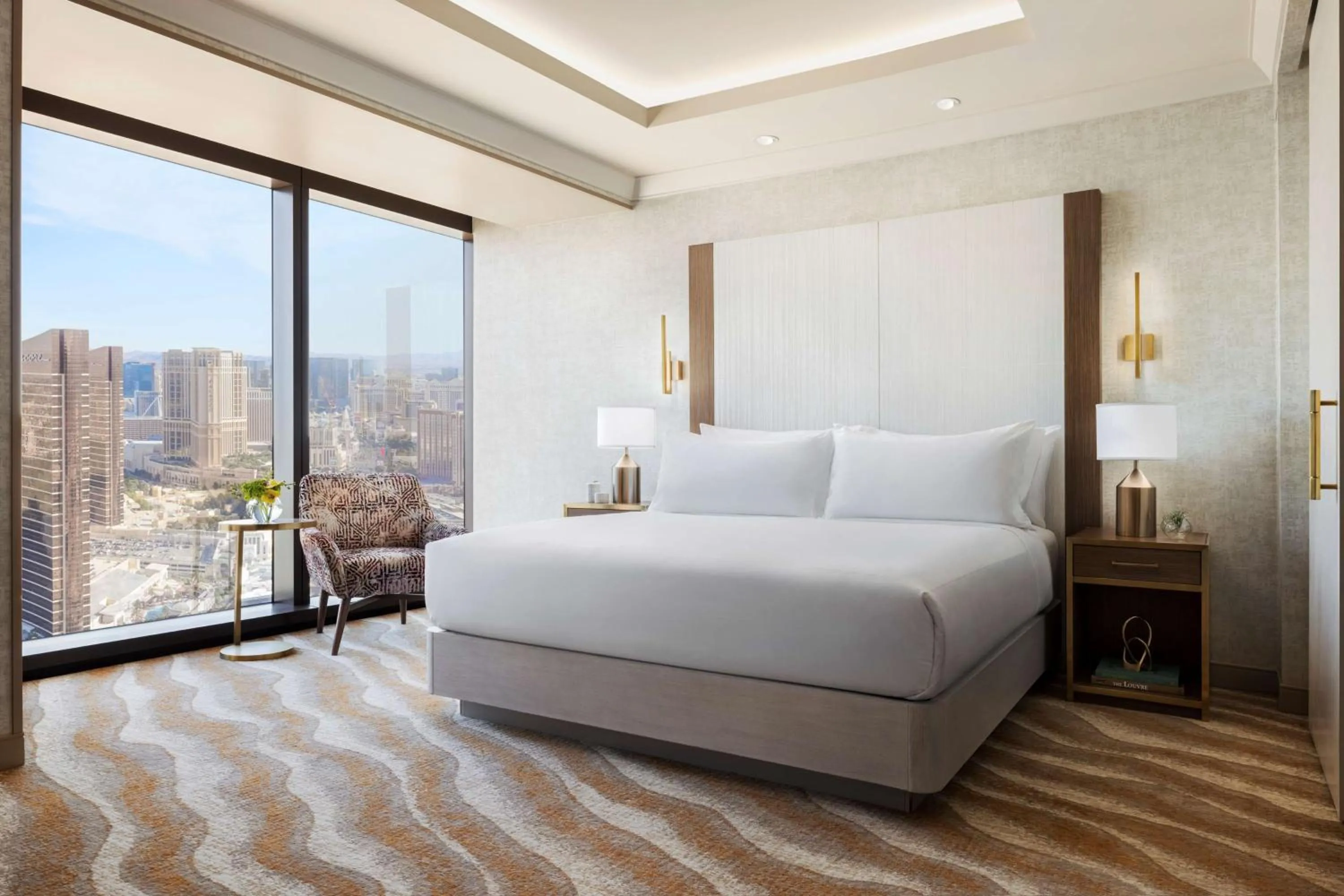 Crockfords West Two-Bedroom Entertainment Suite with Strip View in Crockfords Las Vegas, LXR Hotels & Resorts at Resorts World
