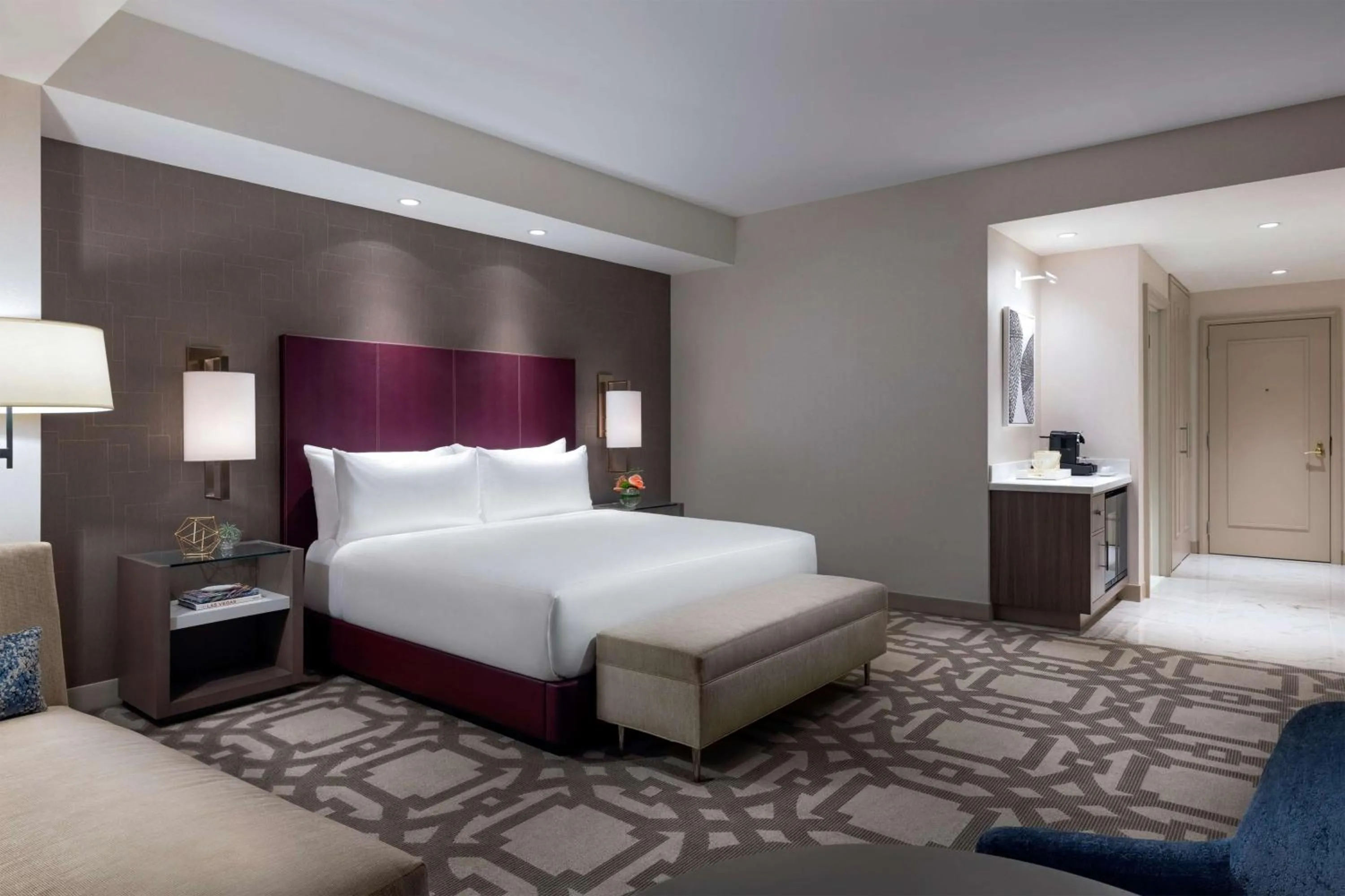 Superior King Room with Strip View in Crockfords Las Vegas, LXR Hotels & Resorts at Resorts World