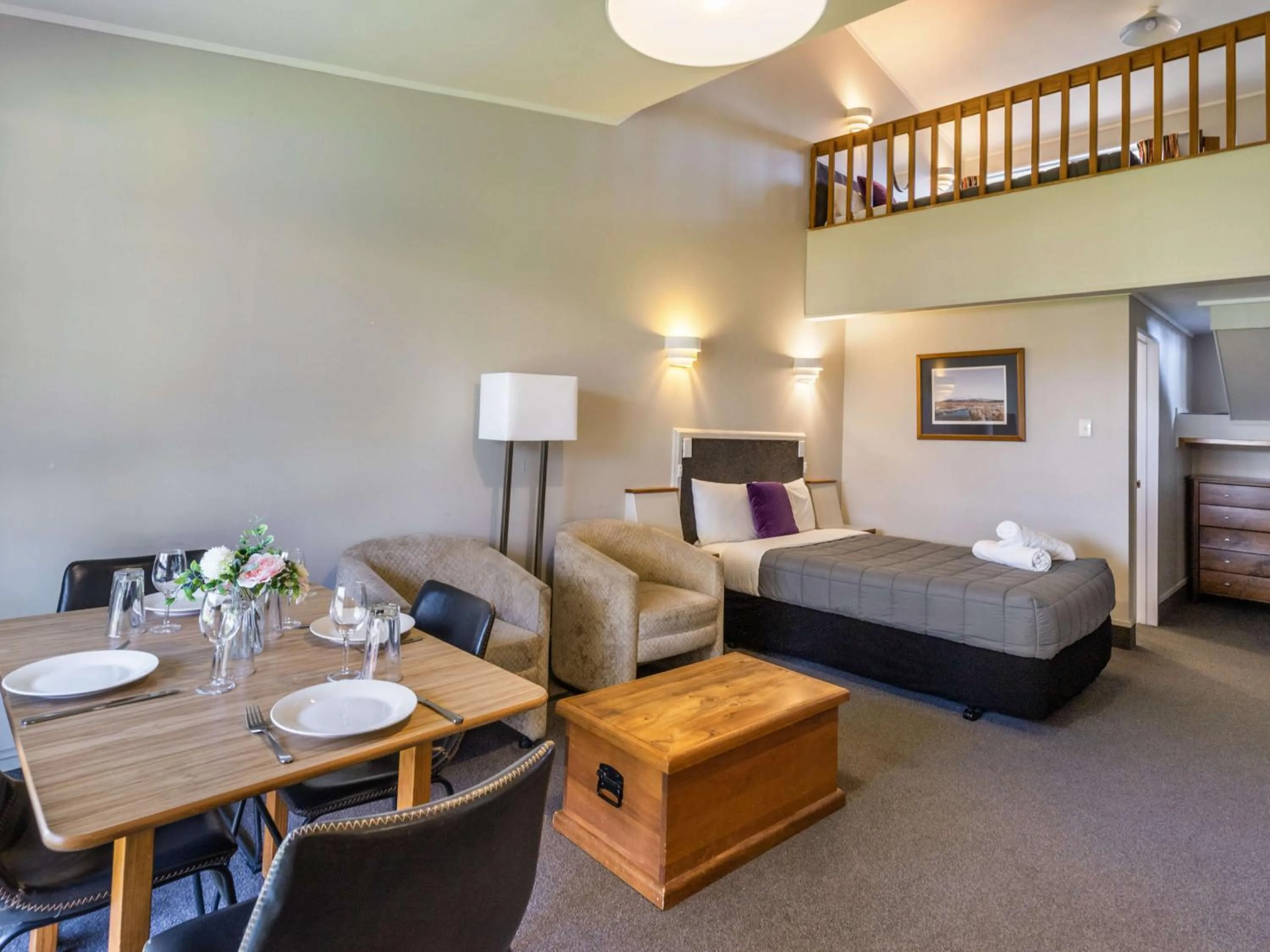 One-bedroom apartment Classic in Turangi Leisure Lodge