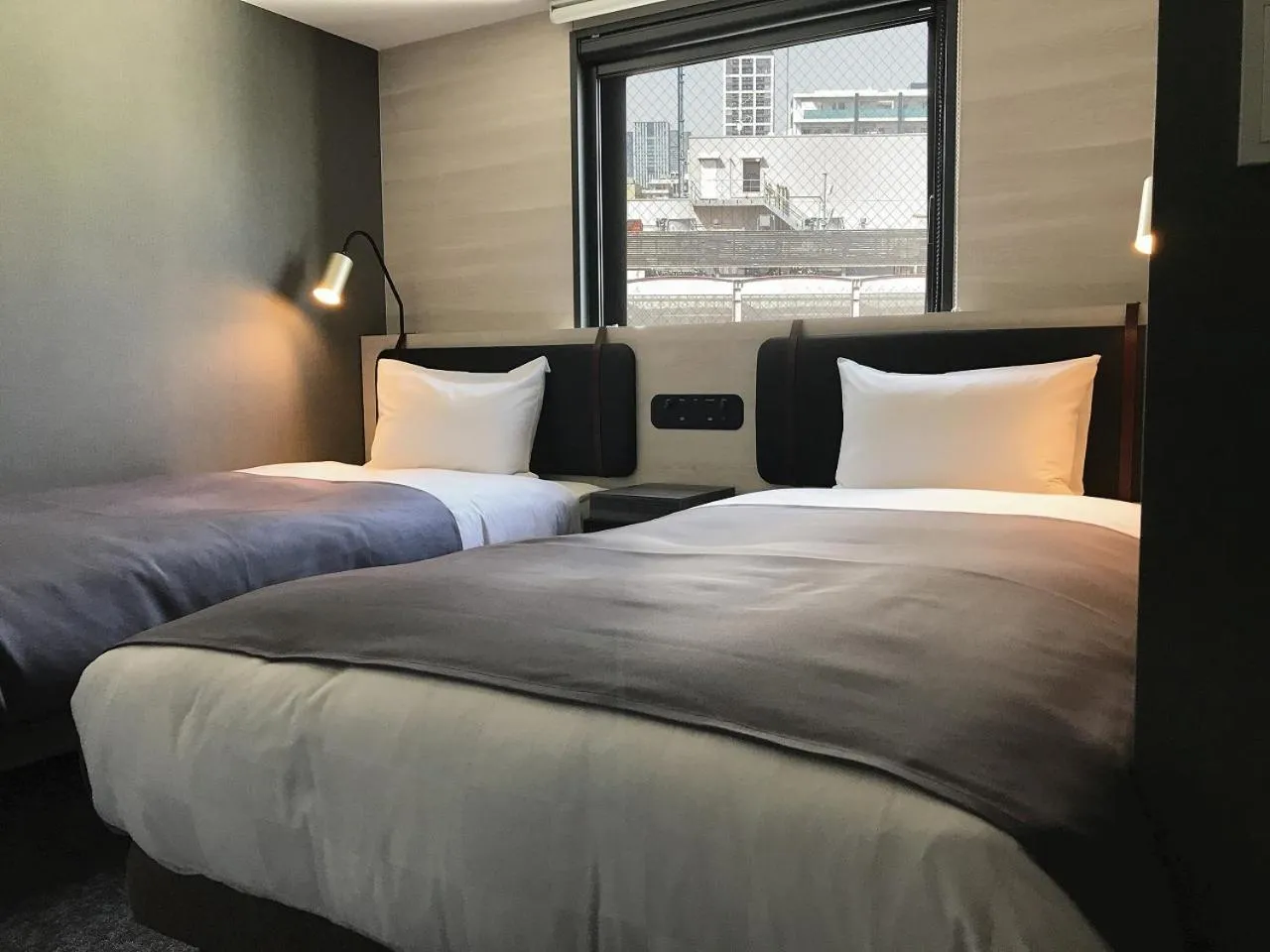 Twin Room with City View in Joytel Hotel Namba Dotonbori