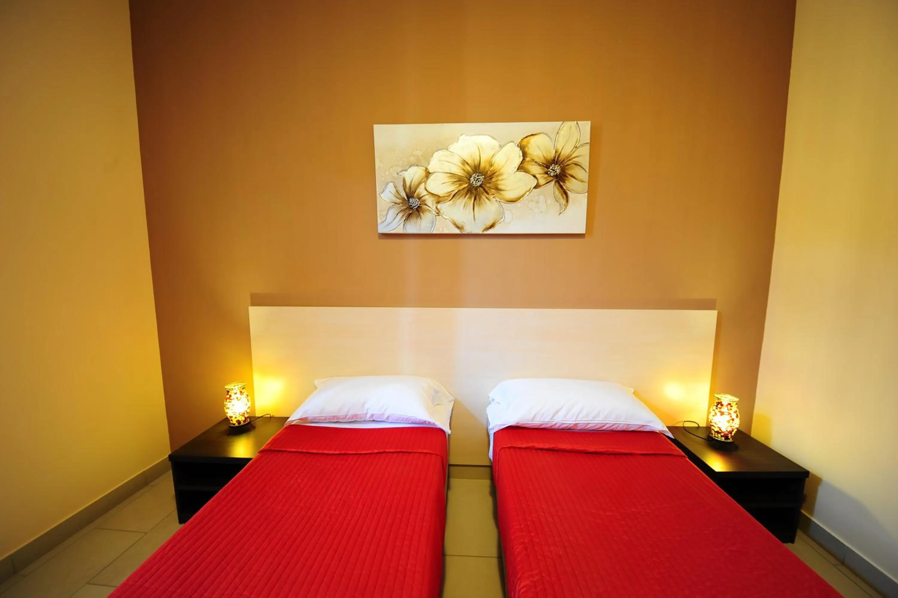 Twin Room in Hotel Mosaic Central Rome