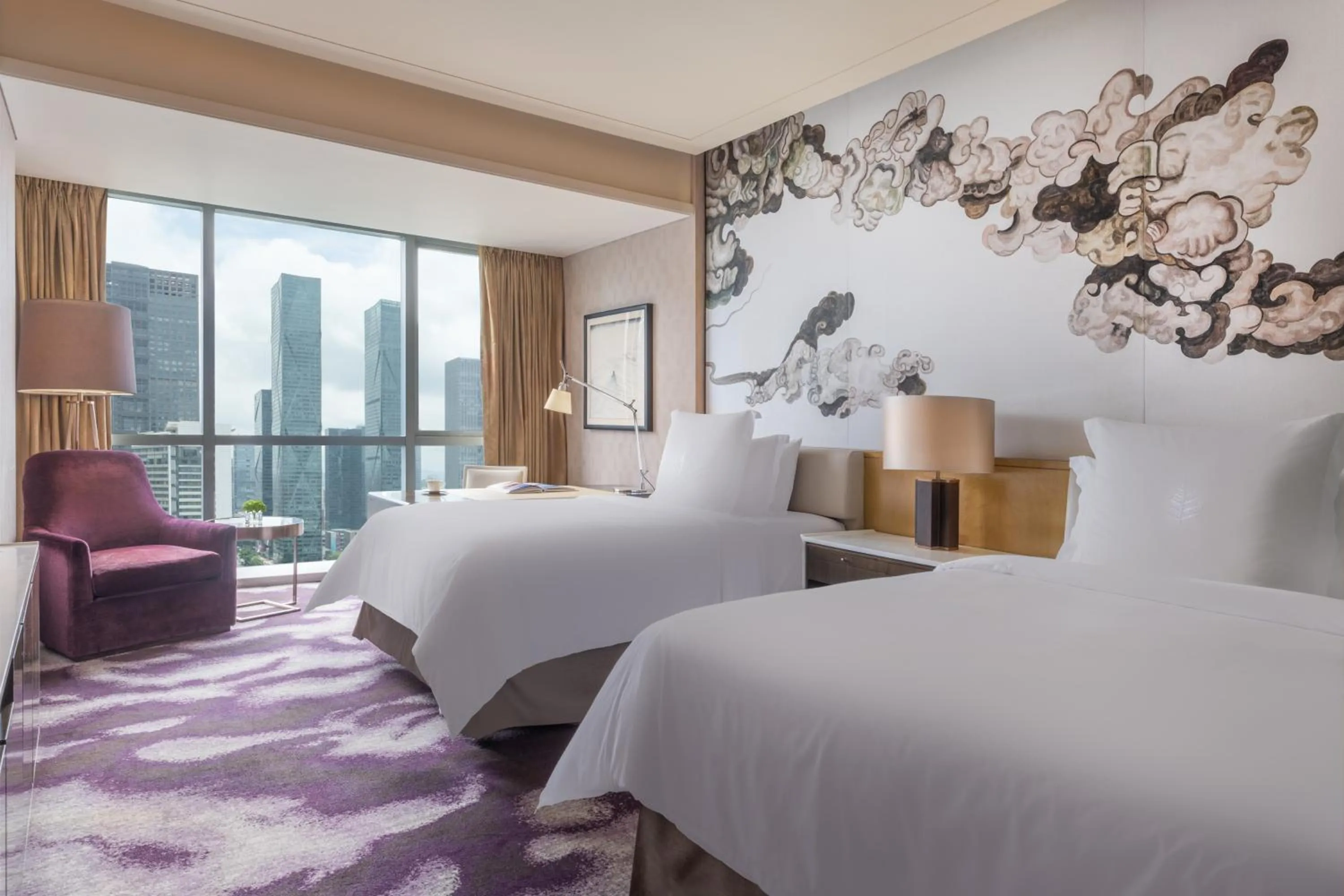 Deluxe Room with Two Double Beds in Four Seasons Hotel Shenzhen