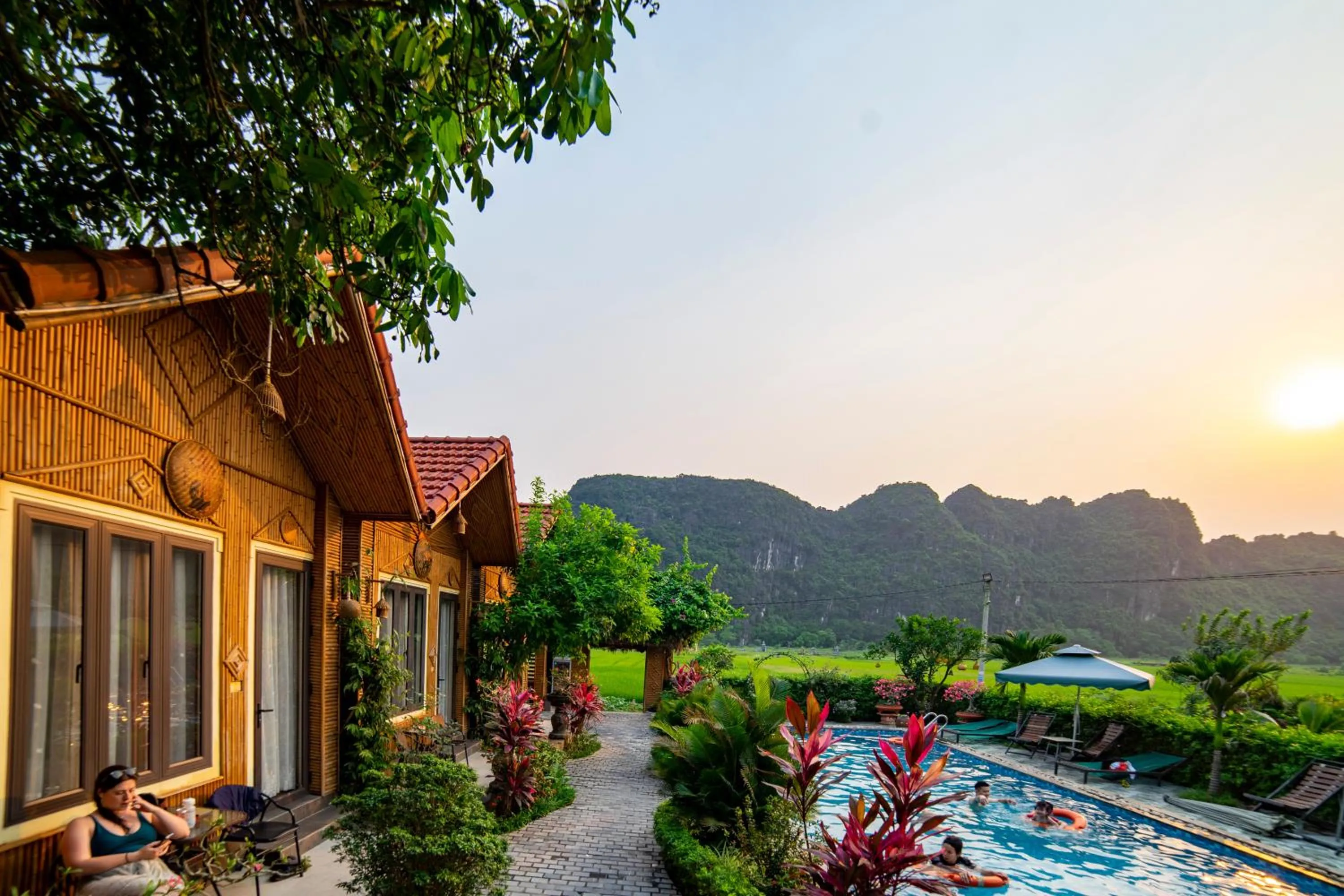 Bungalow with Garden View in Tam Coc Minh Hung Homestay