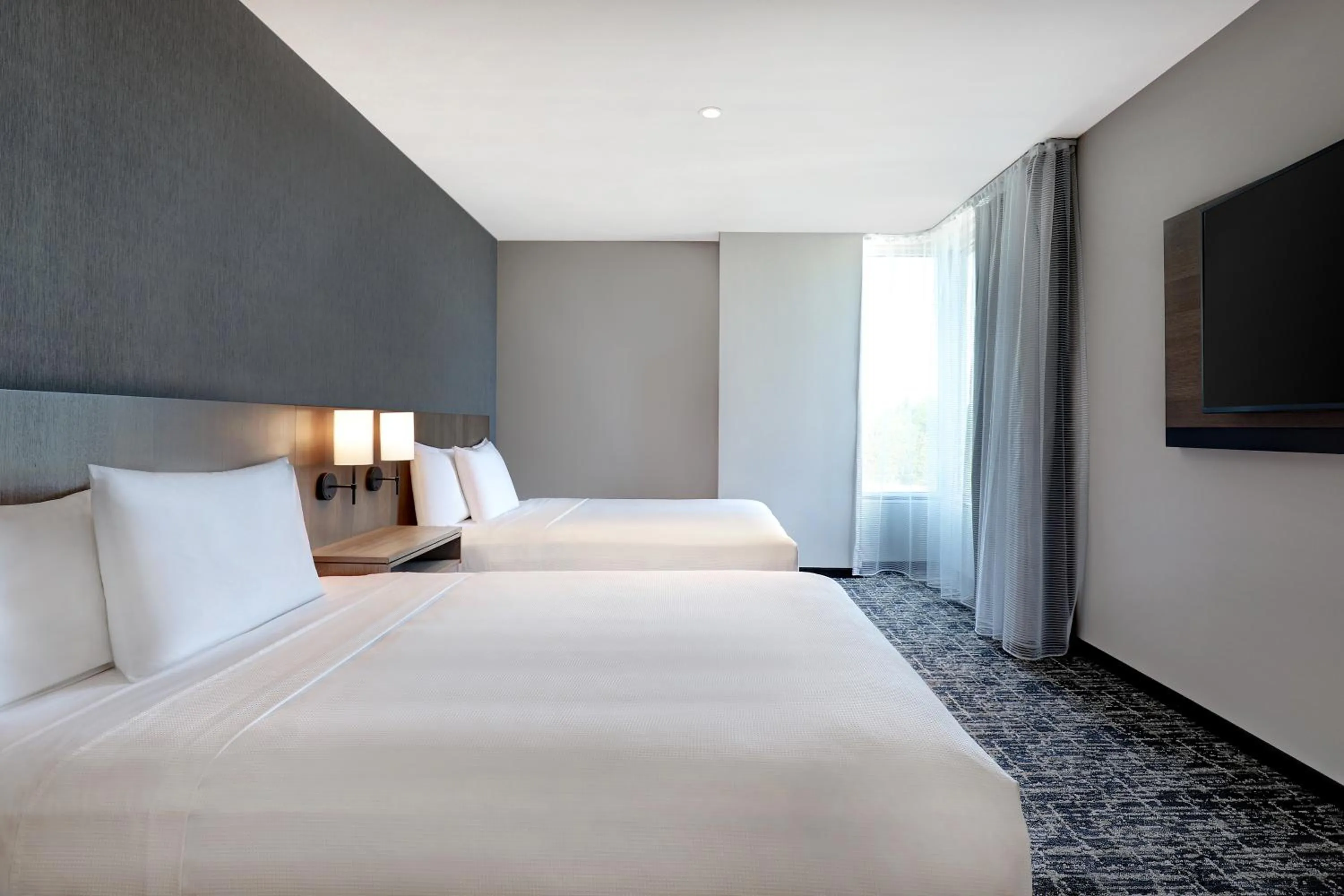 Queen Room with Two Queen Beds and Sofa Bed - High Floor in Hyatt Place Ottawa West