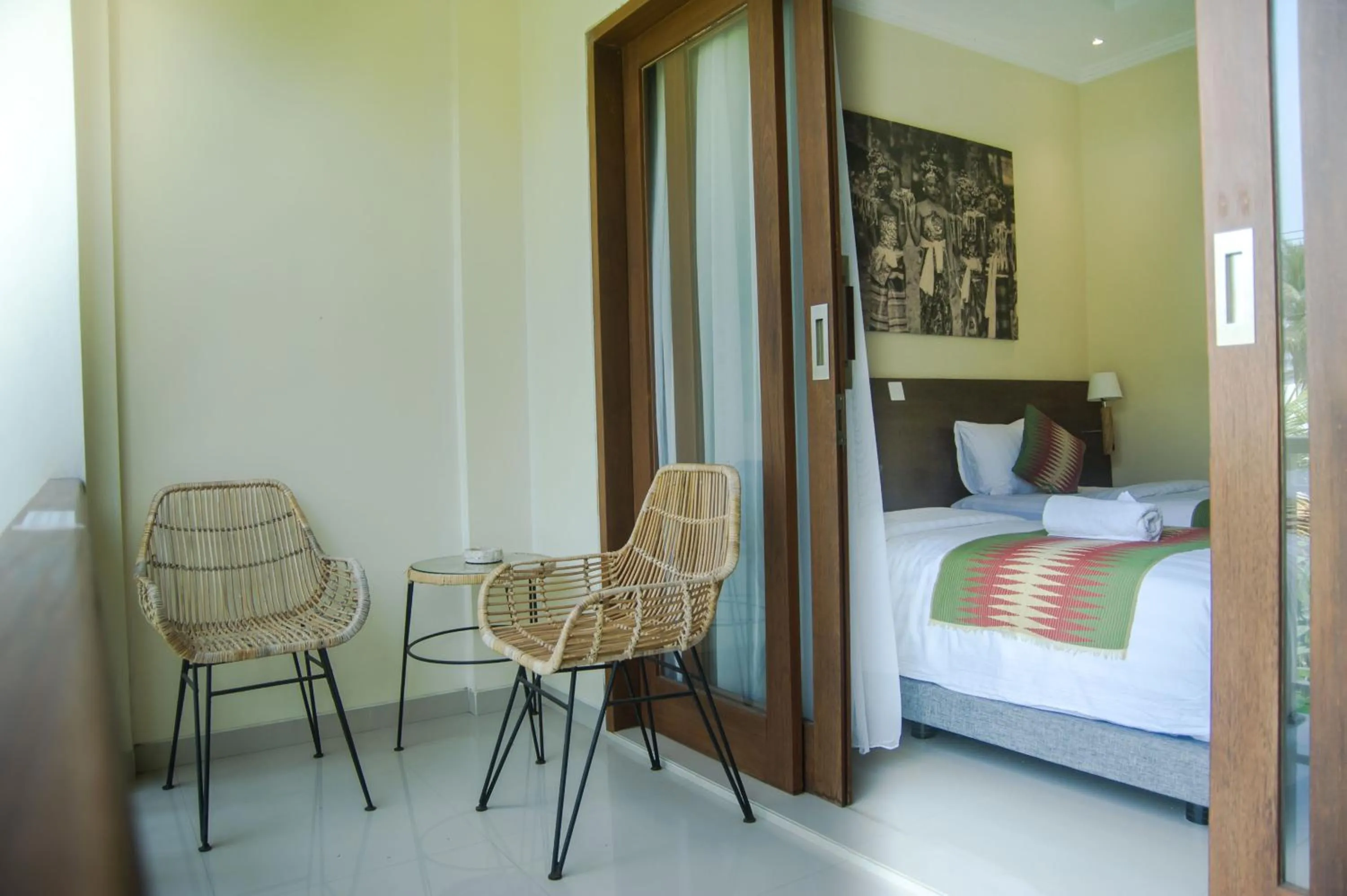 Deluxe Twin Room with Private Balcony in Akatara Hotel