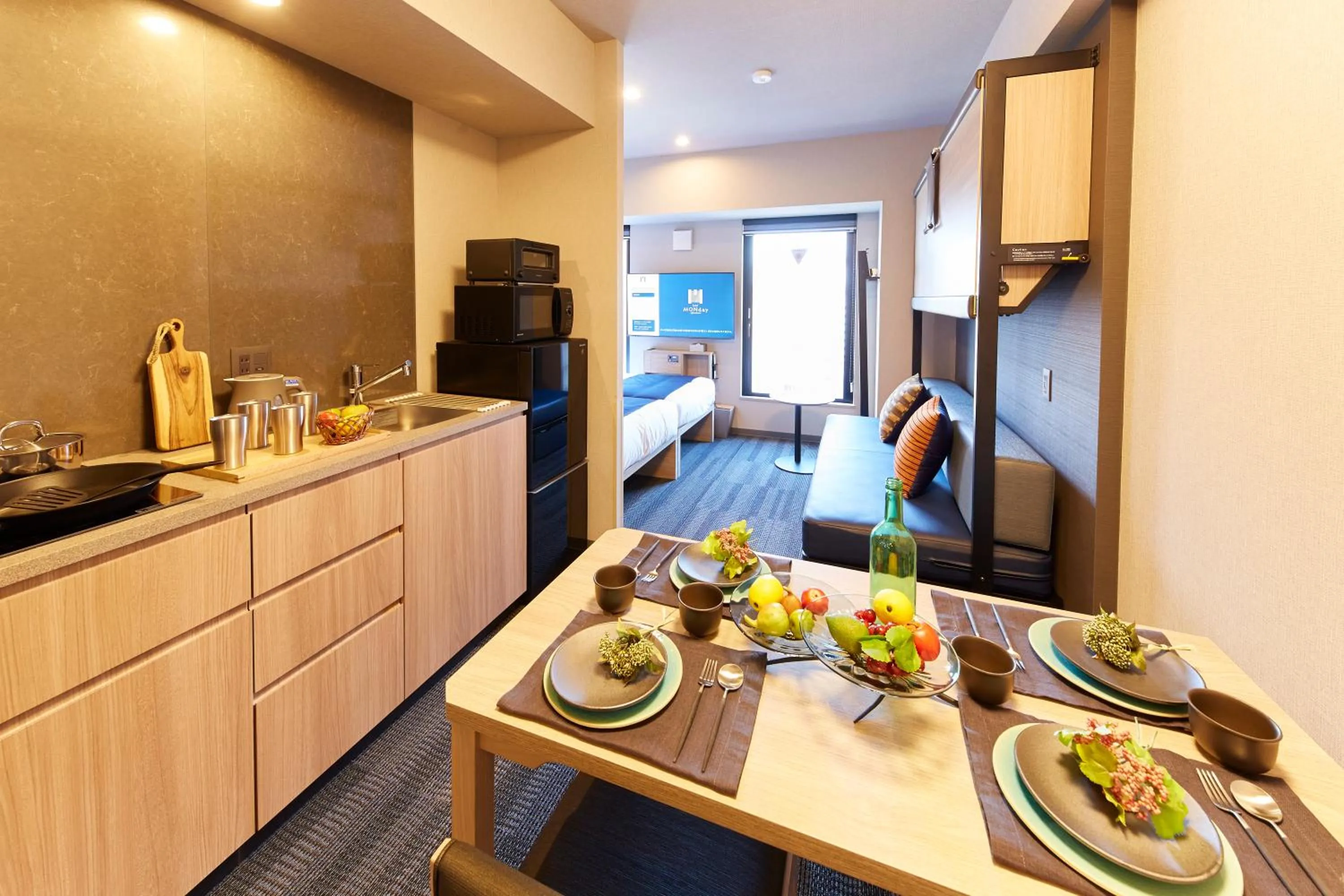 Standard King Room with Washing Machine in MONday Apart Asakusabashi Akihabara