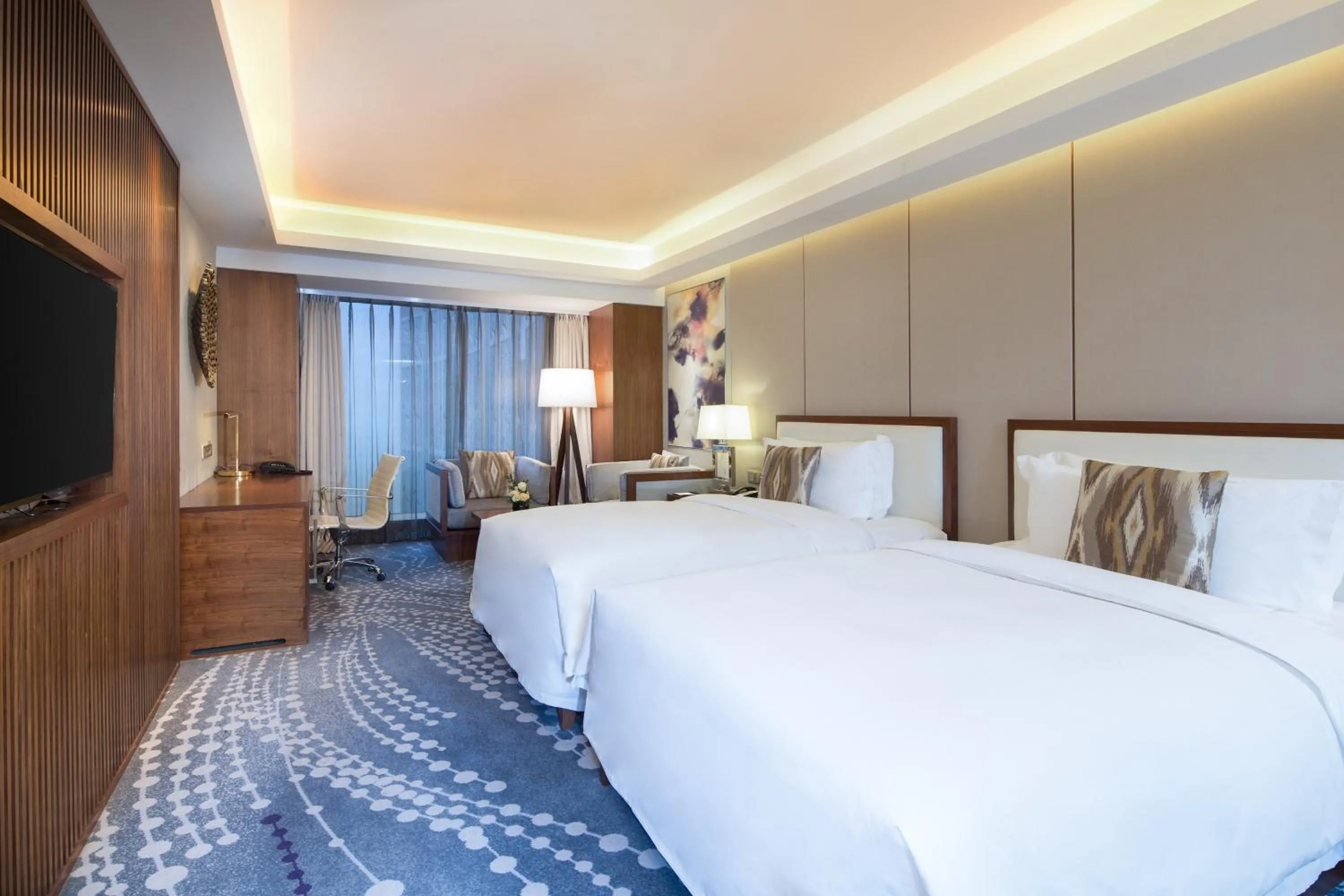 Classic Double Room with Two Double Beds in Intercontinental Jinan City Center by IHG