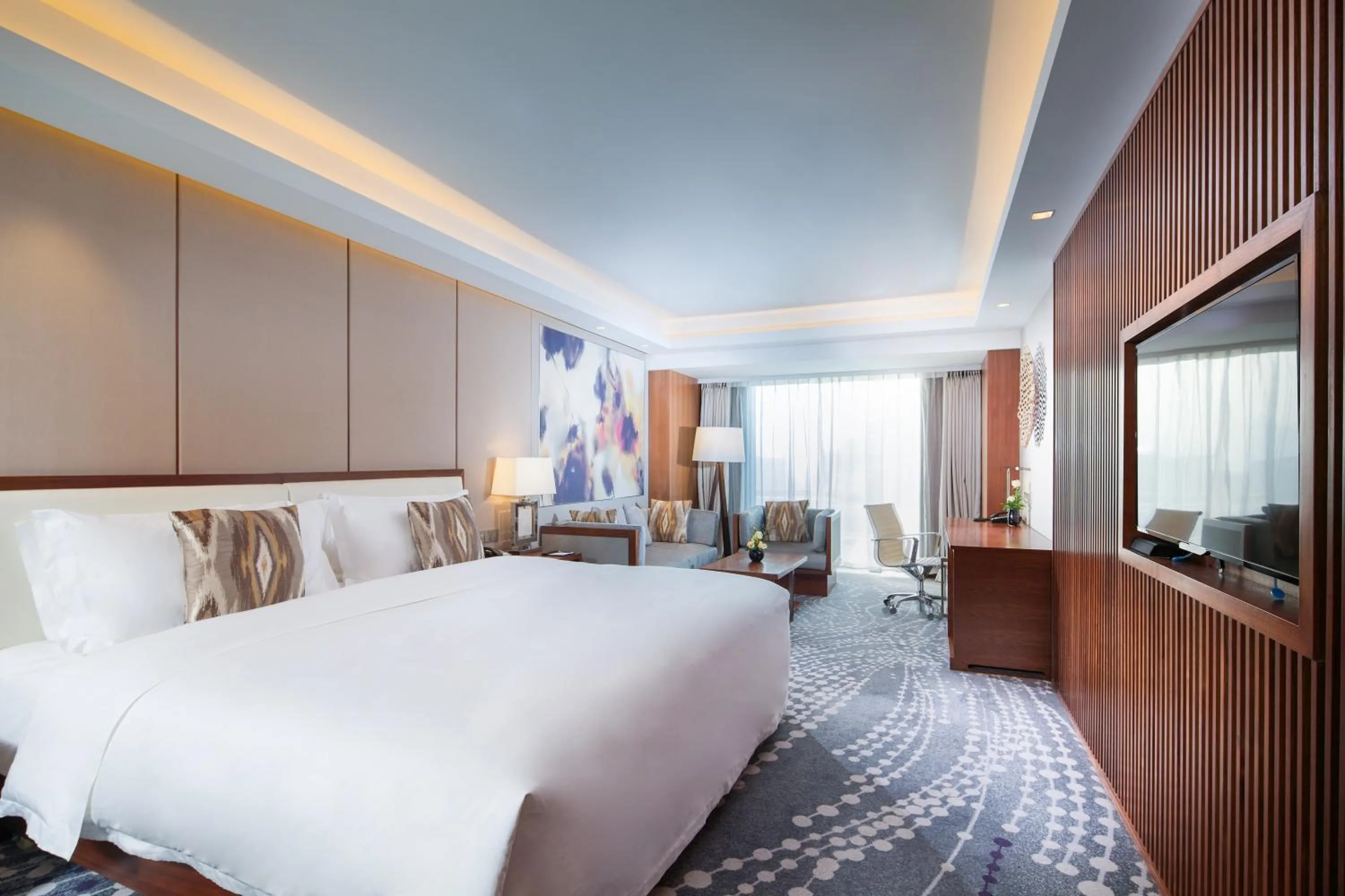 Premium King Room with City View - Club Floor in Intercontinental Jinan City Center by IHG