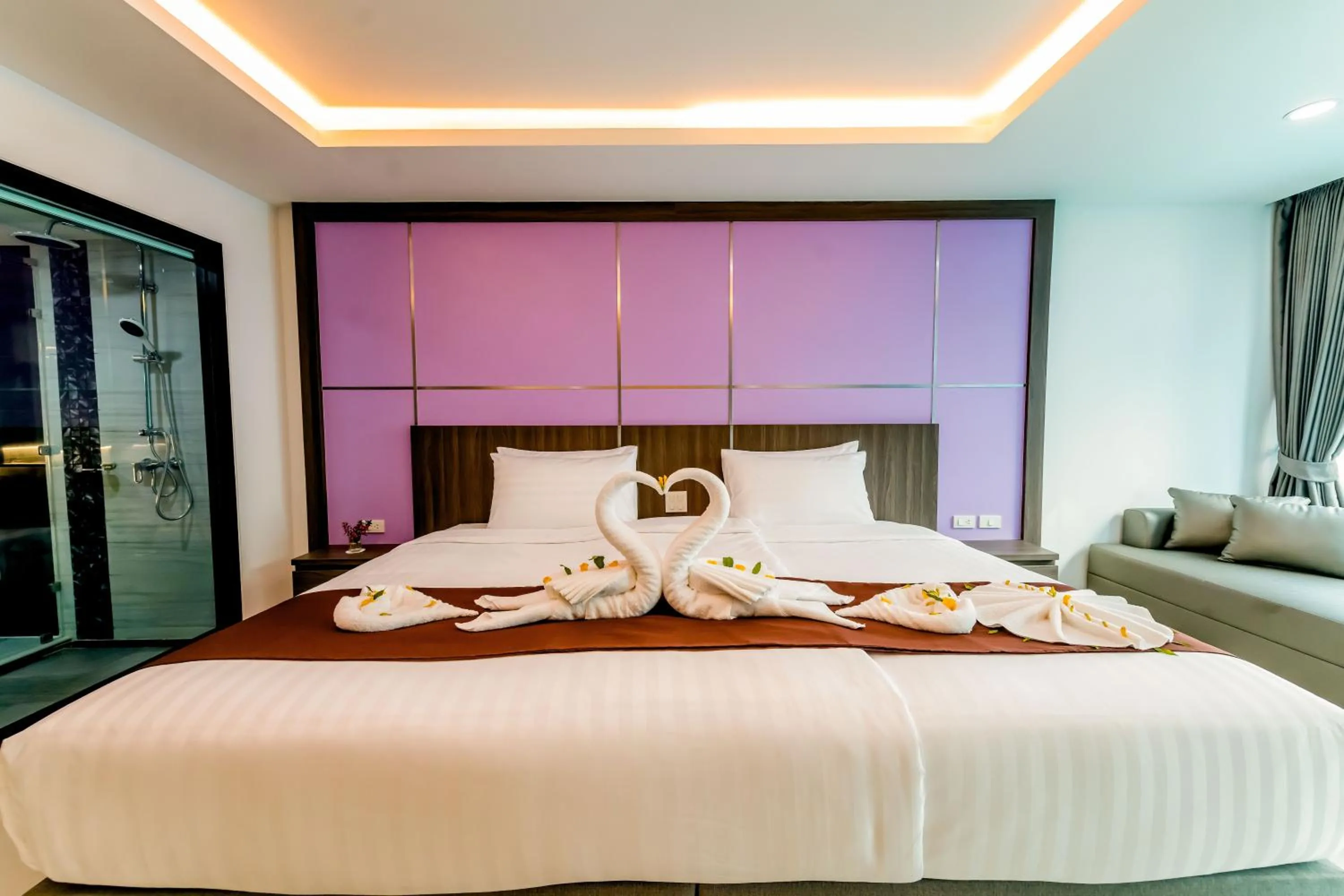 Deluxe Double or Twin Room with Pool View in The Proud Hotel Pattaya - SHA Certified