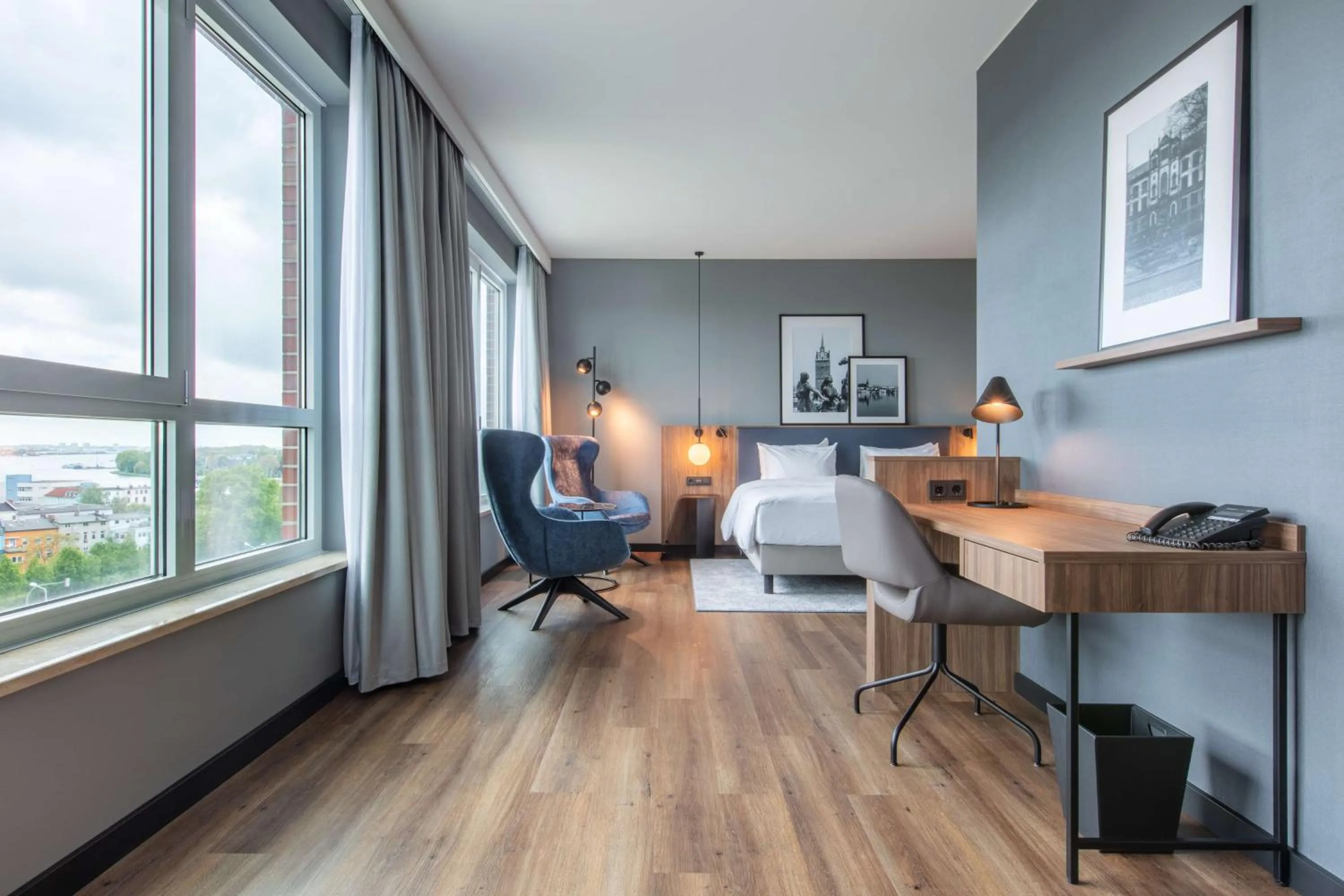 Family Room with Harbor View in Radisson Blu Hotel Rostock