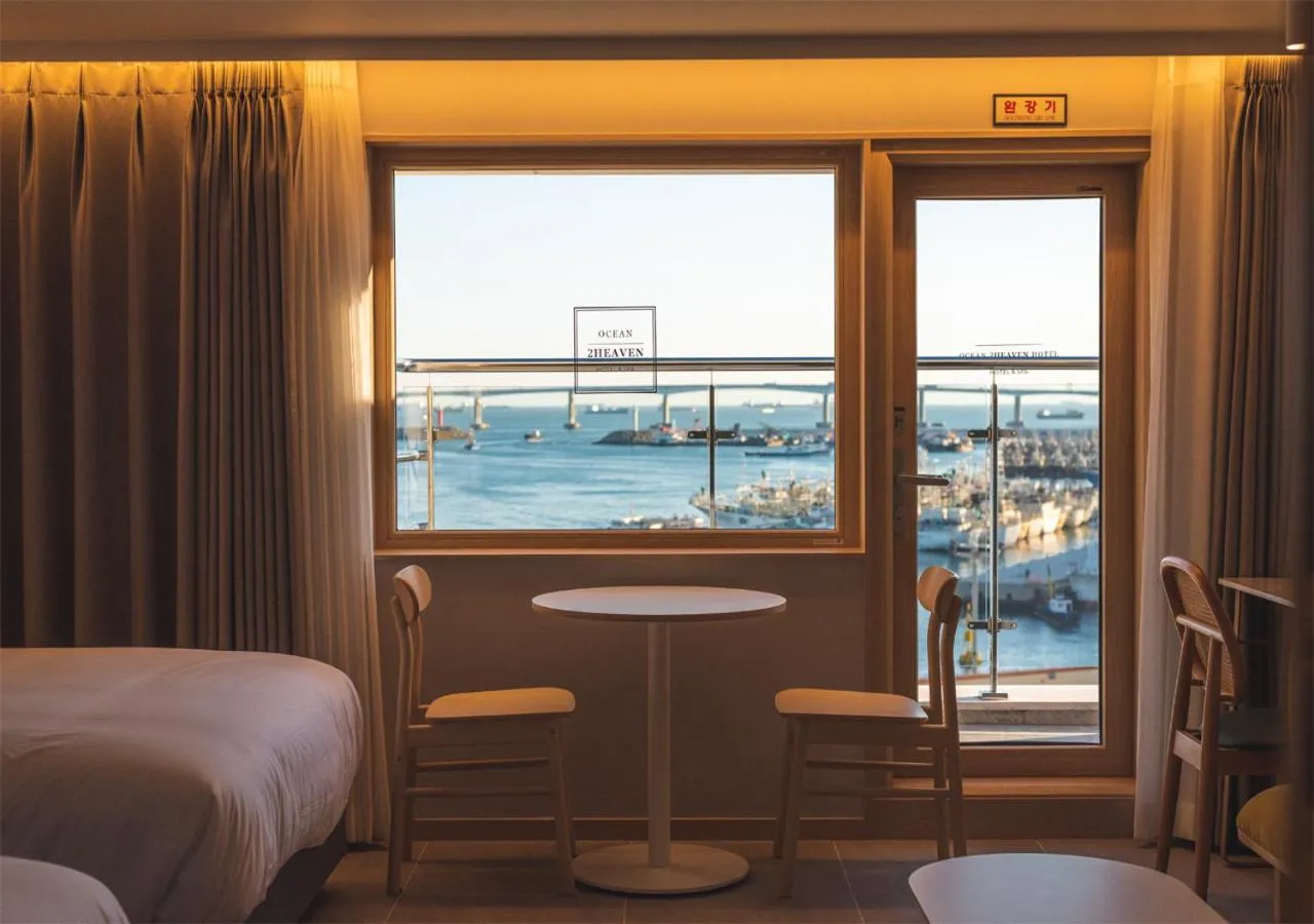 Superior Twin Room with Sea View in Nampo Ocean2Heaven Hotel& Spa
