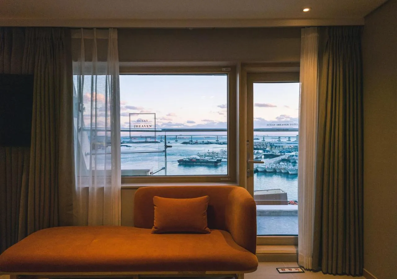 Double Room with Balcony and Sea View in Nampo Ocean2Heaven Hotel& Spa