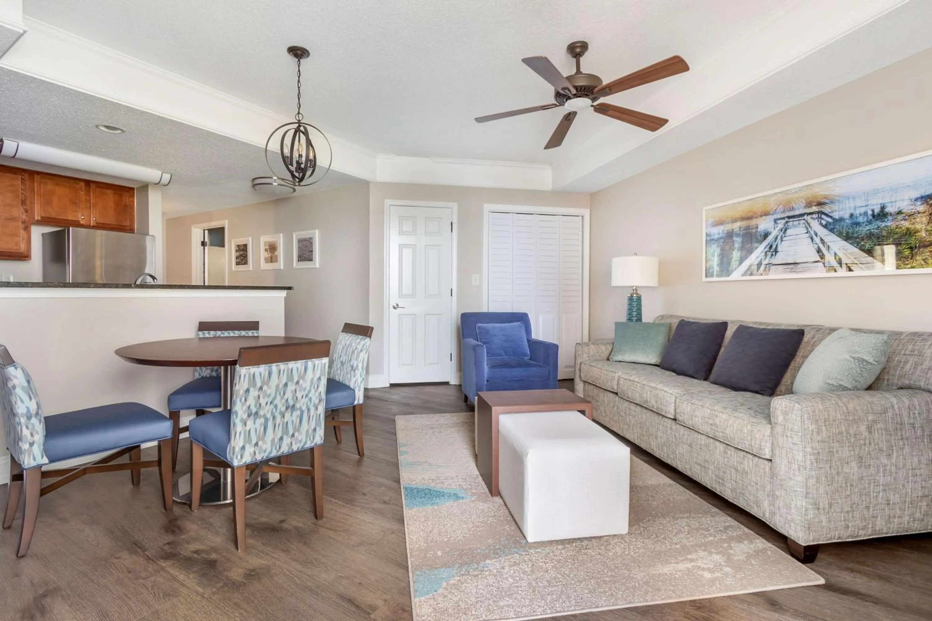 One-Bedroom King Suite with Partial Ocean View in Hilton Grand Vacations Club Anderson Ocean Myrtle Beach