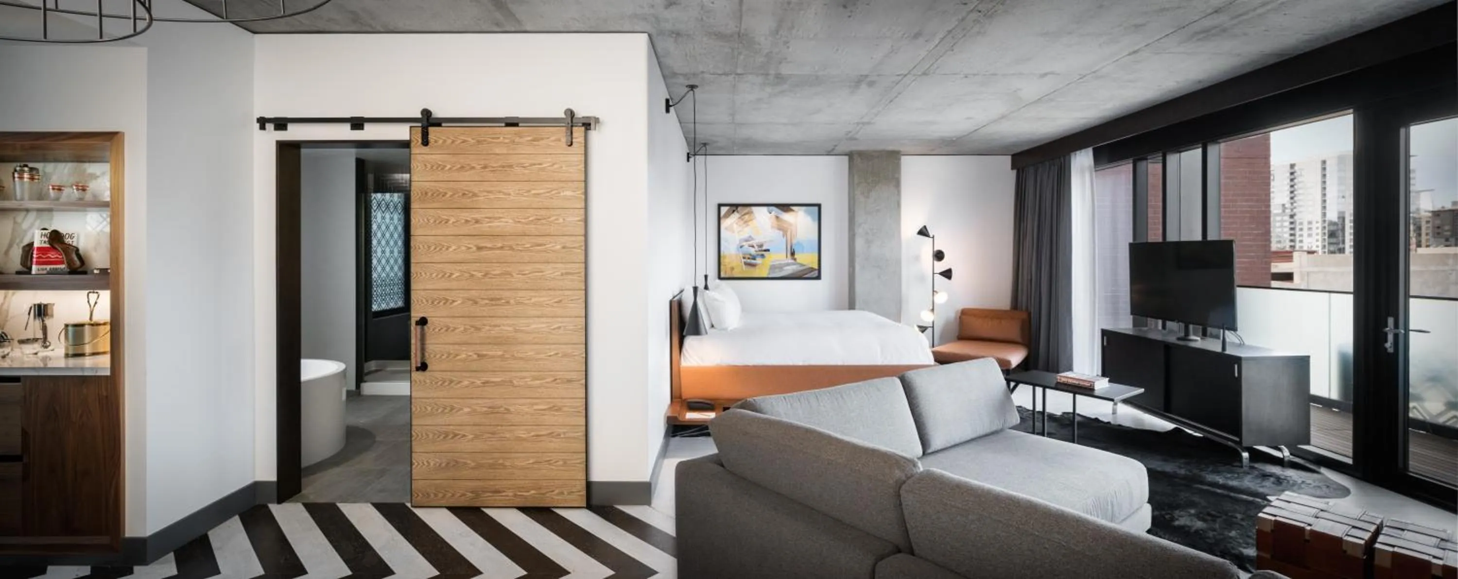 Deluxe King Studio in The Maven Hotel at Dairy Block