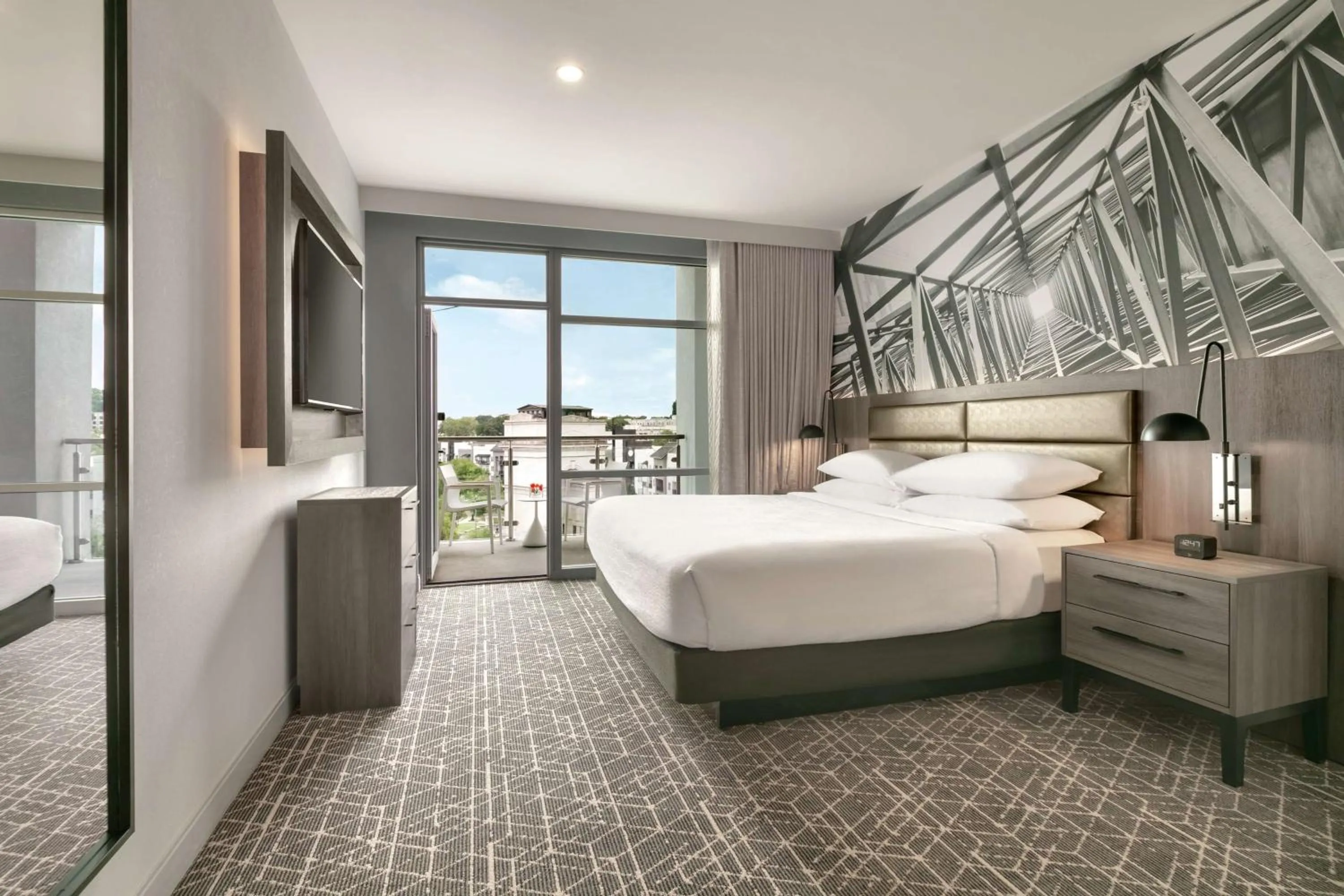 Two-Bedroom King Suite with Balcony in Embassy Suites by Hilton Atlanta Midtown