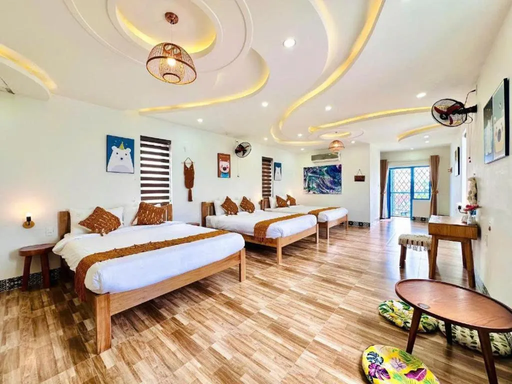 Family Room with Private Bathroom in Lazy Bear Villa By The Little Hoi An
